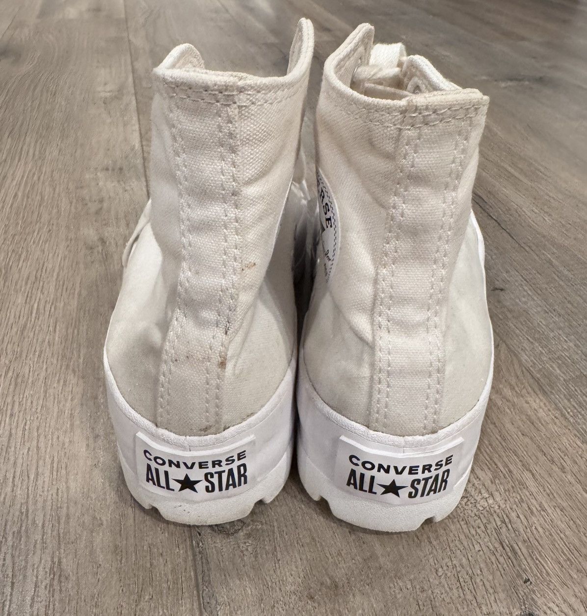 Converse High top white lugged converse Size US 5.5 / IT 35.5 - 4 Thumbnail