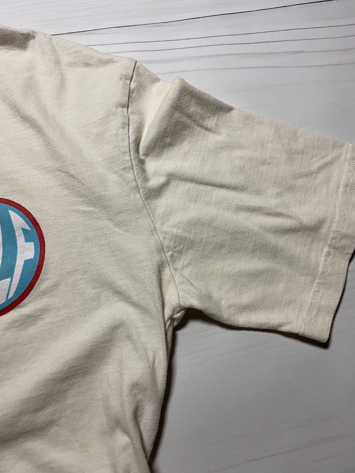 Golf Wang × Japanese Brand Vintage GOLF Big logo distressed Box fit y2k t shirt Size US L / EU 52-54 / 3 - 4 Thumbnail