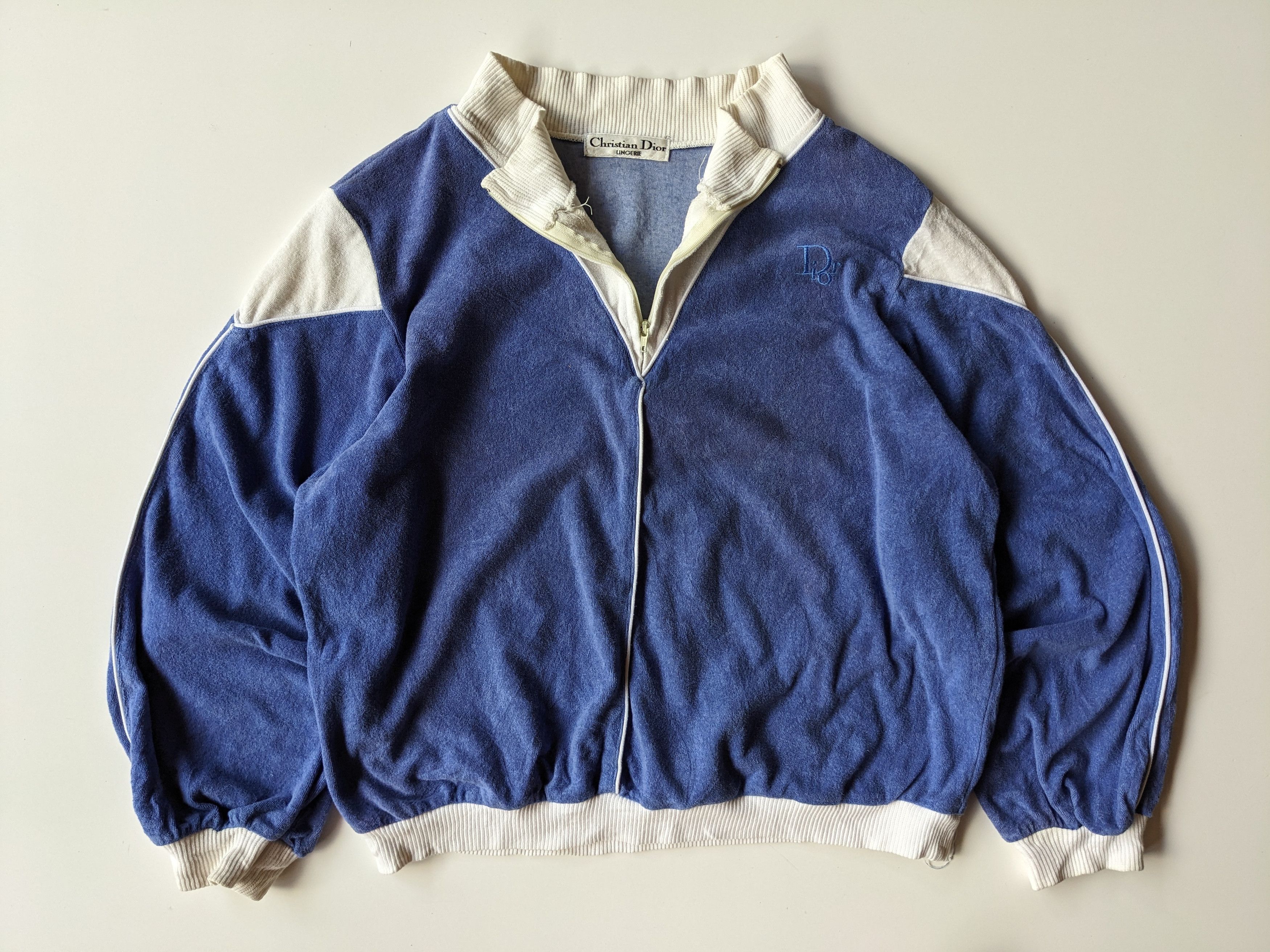 Dior Vintage Christian Dior Lingerie Athlete halfzipper jacket Size US M / EU 48-50 / 2 - 1 Thumbnail