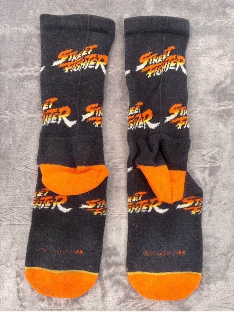 Stance Socks Men's Stance Socks, Street Fighter, M, Black/Orange Size ONE SIZE - 6 Thumbnail