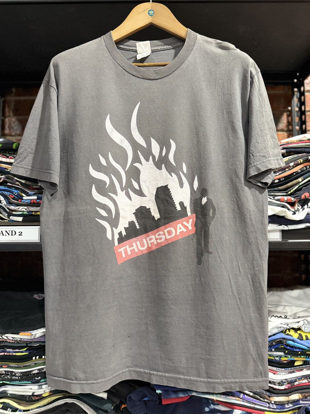 Band Tees Vintage Thursday American Post Hardcore Band Faded Tee Size US L / EU 52-54 / 3 - 1 Thumbnail