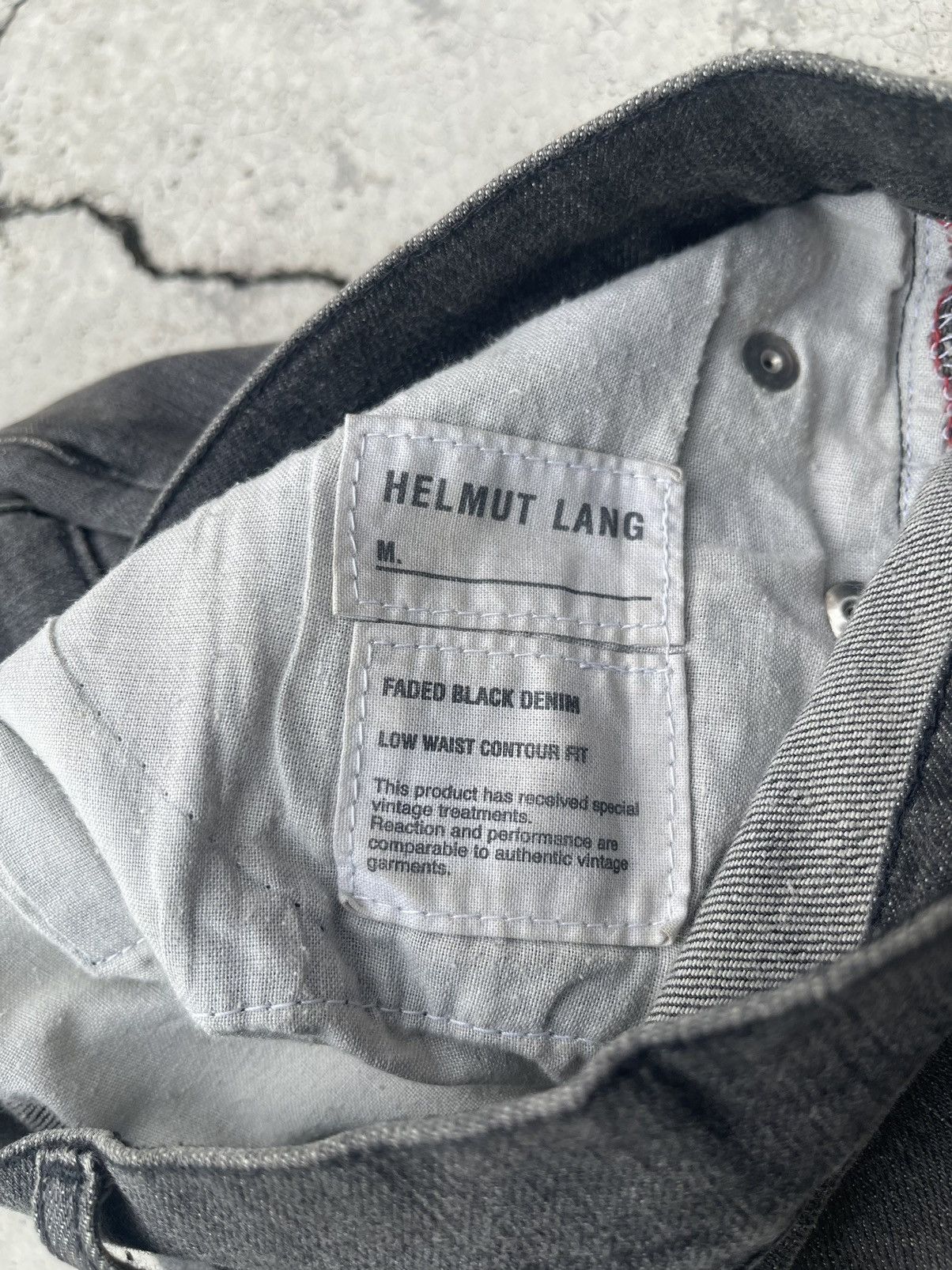 Helmut Lang Helmut Lang Denim Jeans Black Faded W32 L39 Made In Italy Size US 32 / EU 48 - 10 Thumbnail