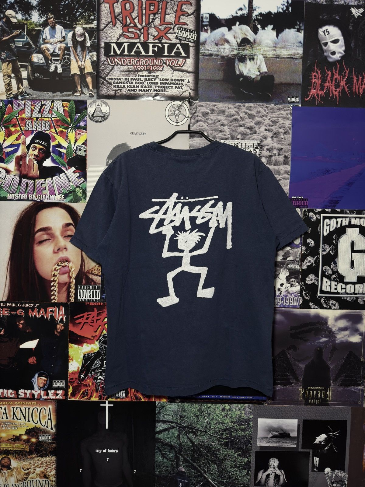 Stussy Vintage Stussy Stickman Tee Shirt Size US XL / EU 56 / 4 - 1 Thumbnail
