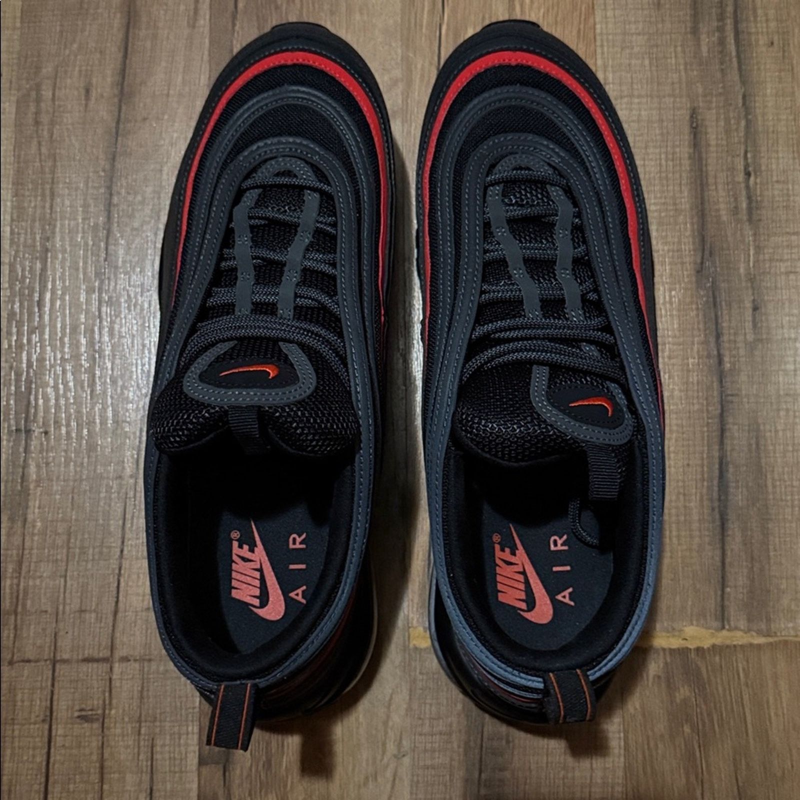 Nike Nike Air Max 97 Black Anthracite Picante Red Size US 11 / EU 44 - 4 Thumbnail
