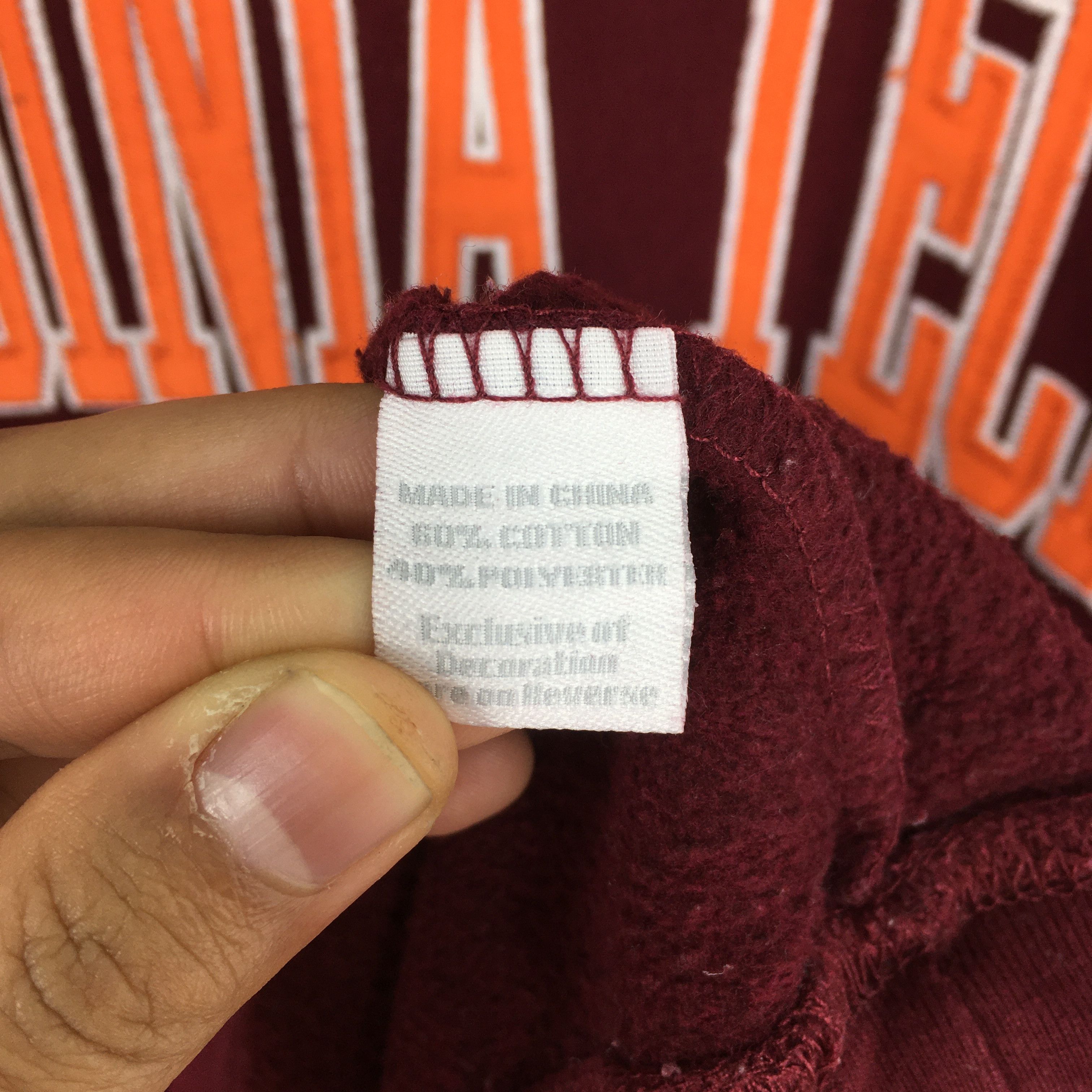 J. America × NCAA Vintage Virginia Tech NCAA Hokies Sweatshirt 2XLarge Size US XXL / EU 58 / 5 - 6 Thumbnail