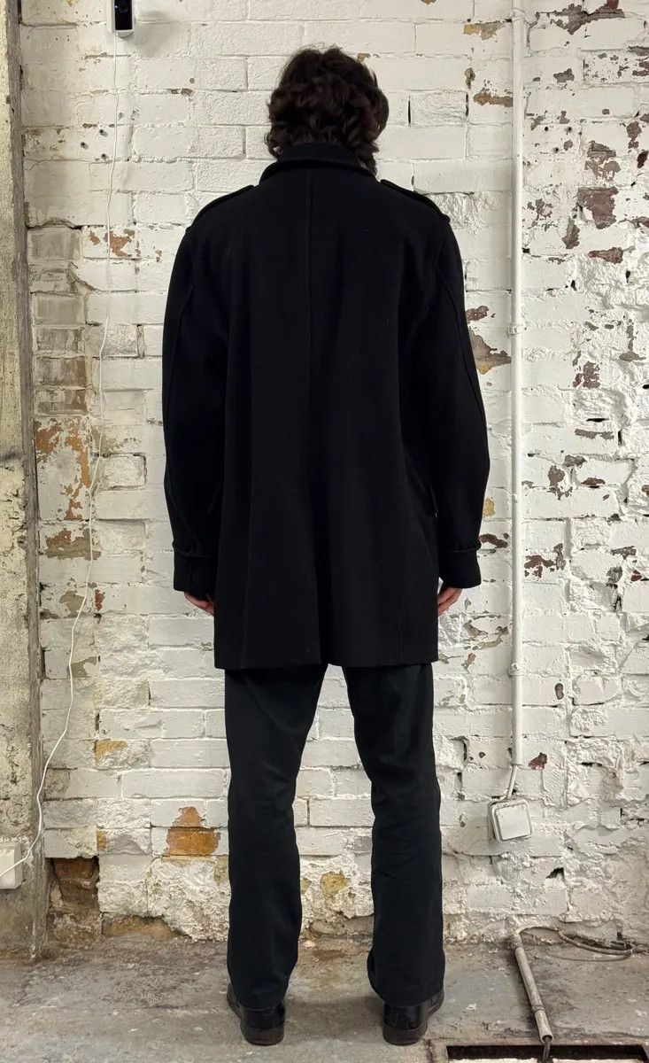 C.P. Company 2000s C.P. Company Black Wool Double-Breasted Coat Size US L / EU 52-54 / 3 - 3 Thumbnail