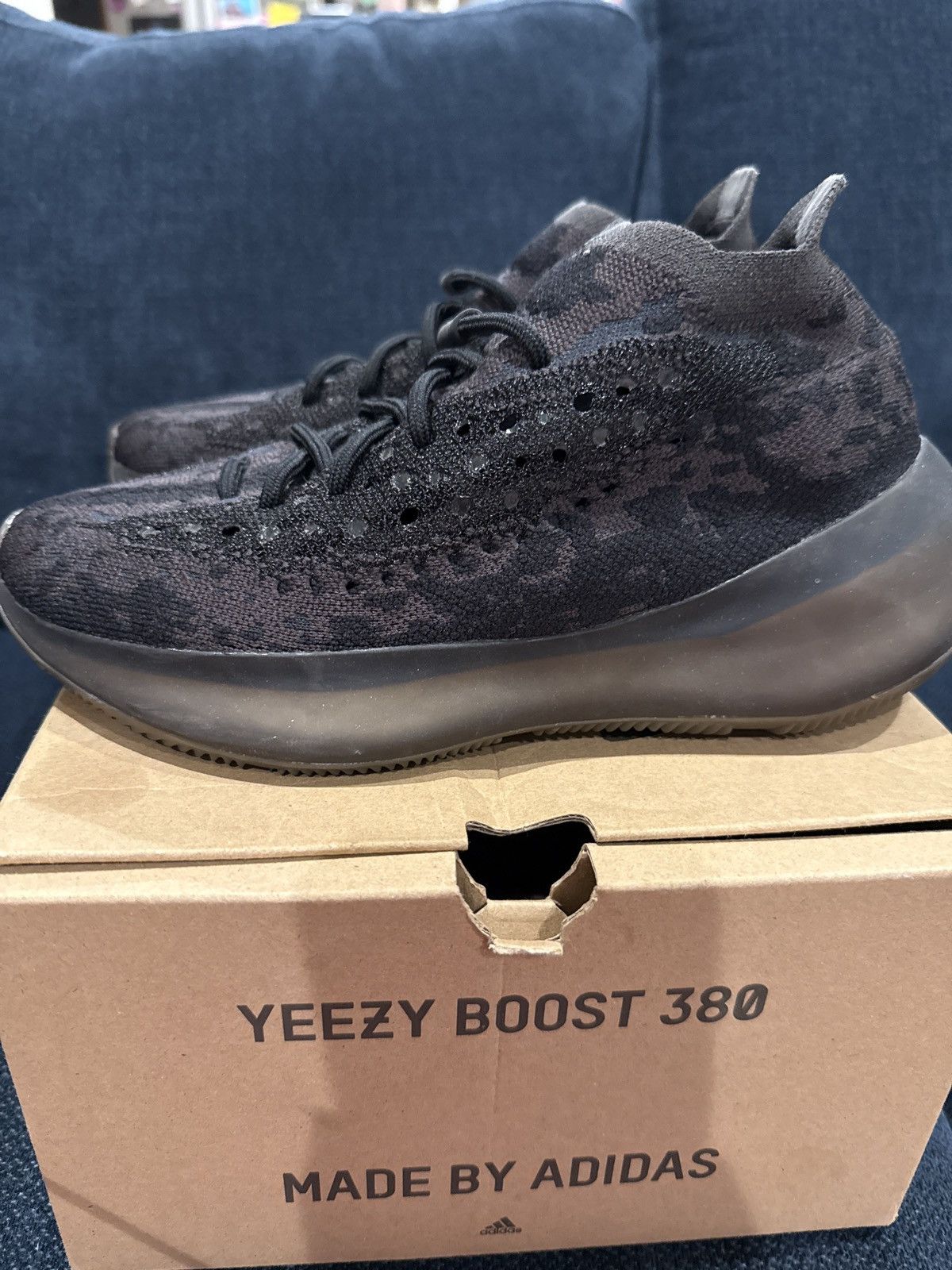 Adidas × Yeezy Adidas Yeezy Boost 380 “Onyx” Size US 7.5 / EU 40-41 - 3 Thumbnail