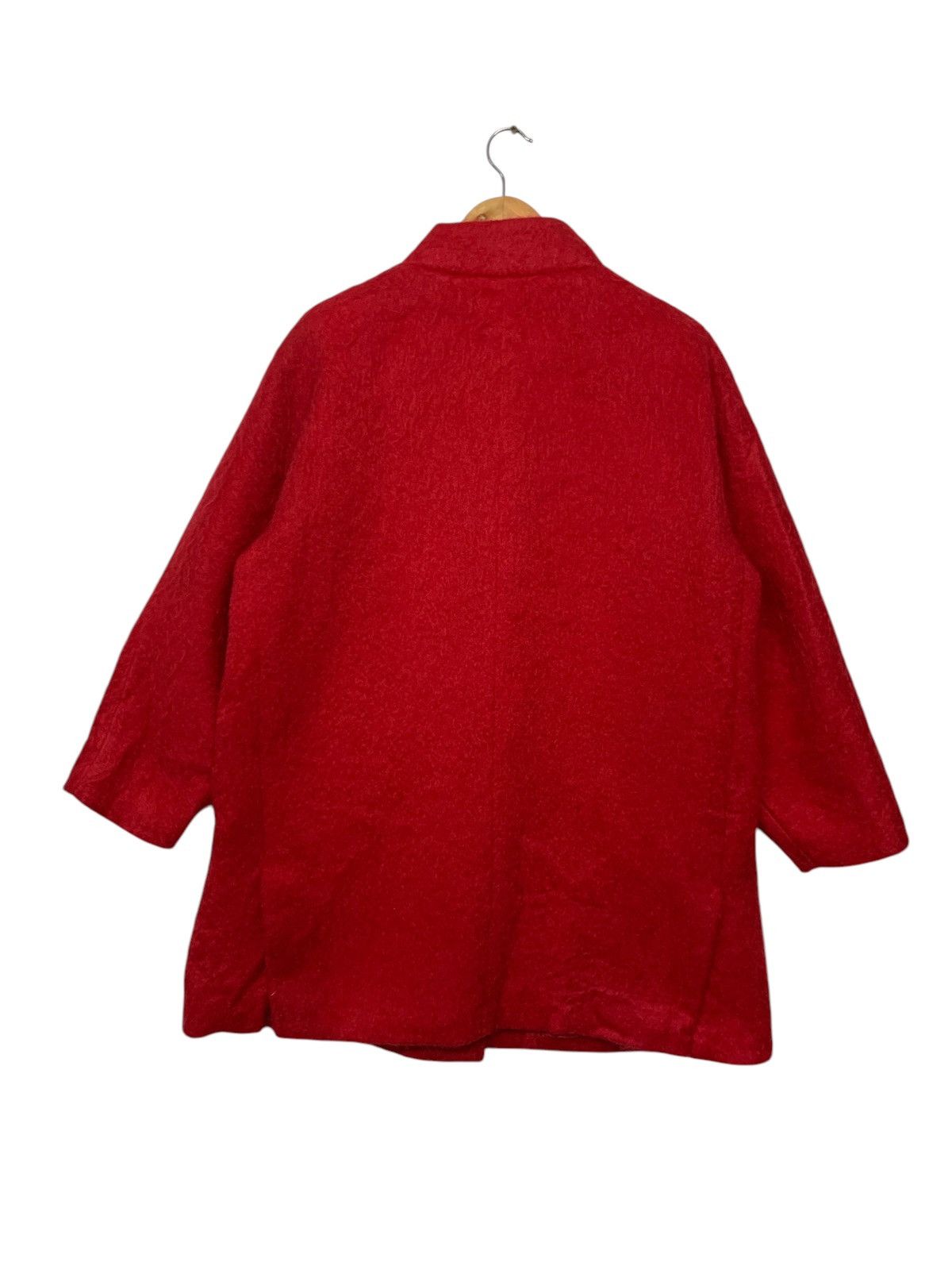 Balenciaga × Vintage Rare Balenciaga Wool Long Jacket Button Down Size M / US 6-8 / IT 42-44 - 4 Thumbnail