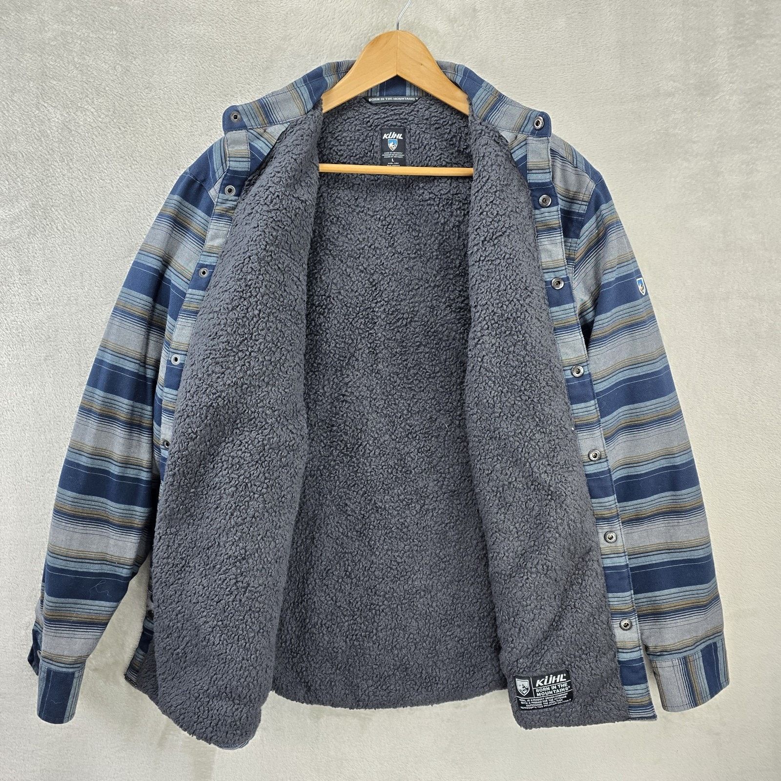 Kuhl Kuhl Joyrydr Shirt Jacket Large Shacket Fleece Lined Flannel Size US L / EU 52-54 / 3 - 5 Thumbnail