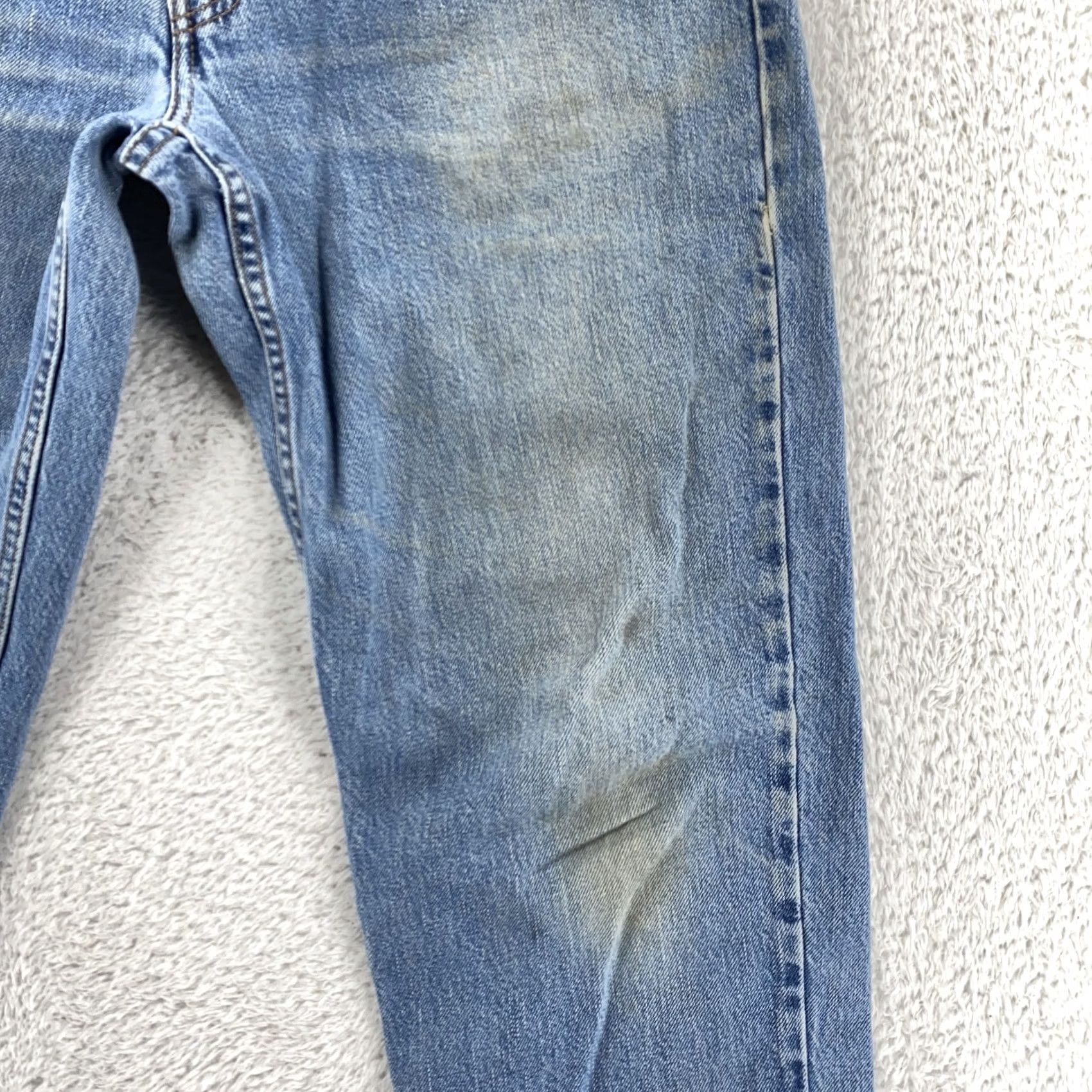 Levi's Levi's 550 Jeans Mens 30x30 Distressed Relaxed Tapered Denim 90s Vintage Grunge Pockets - Blue - Regular Fit Accessories Size US 30 / EU 46 - 7 Thumbnail