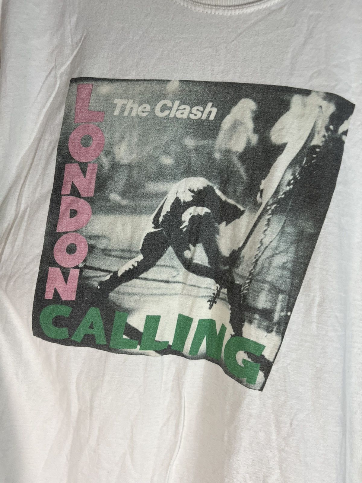 Band Tees Vintage The Clash London Calling Rock Band Tee T-Shirt Size US XL / EU 56 / 4 - 3 Thumbnail