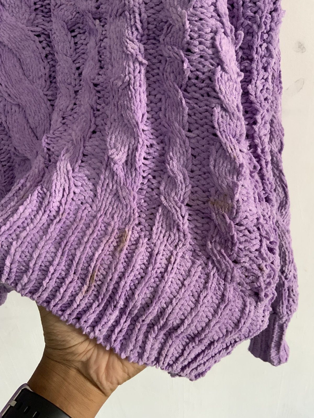 Japanese Brand Jeansis Handknit Pink Knitwear Size US L / EU 52-54 / 3 - 13 Thumbnail