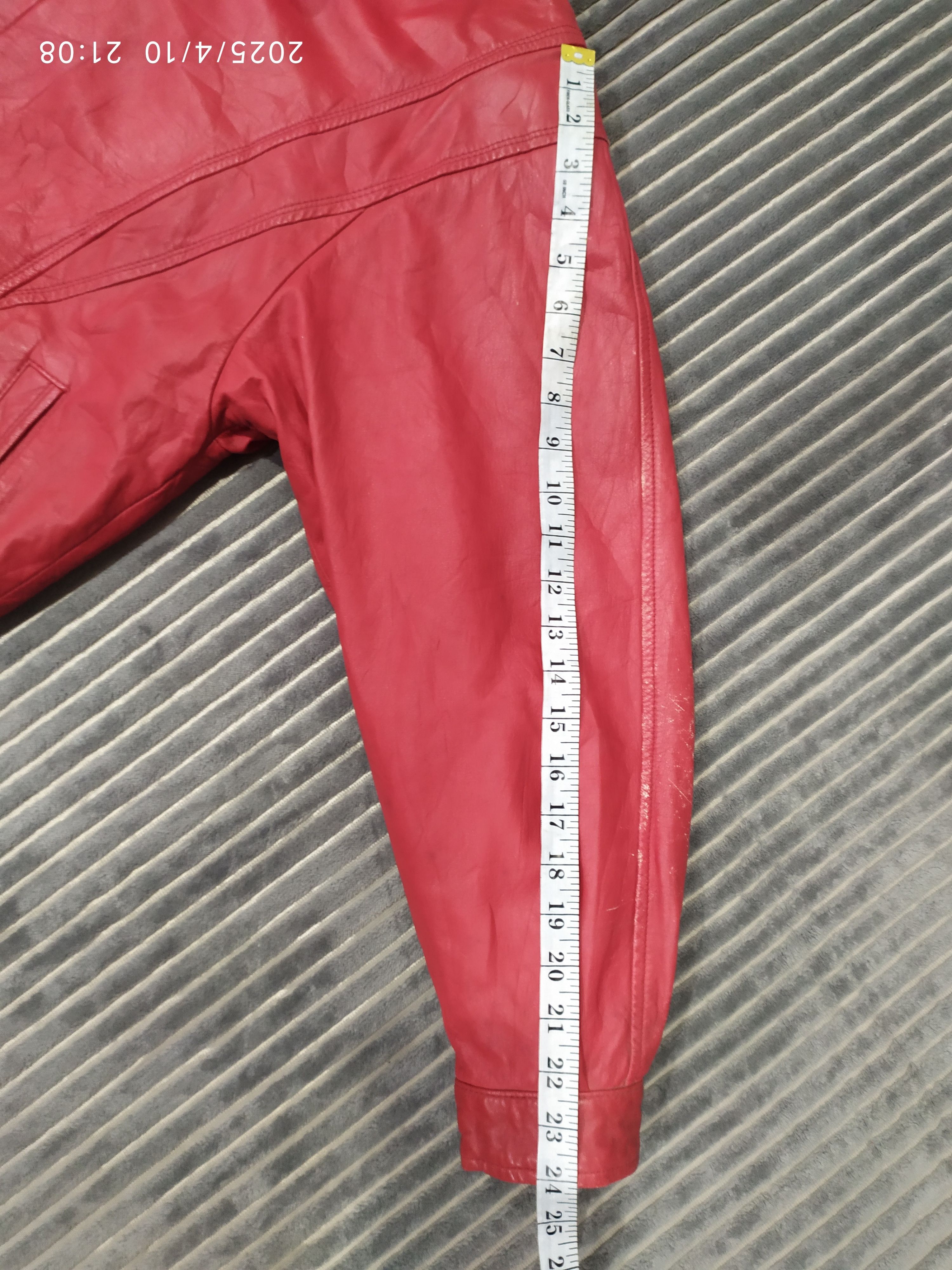 Japanese Brand Vintage Japanese Red Leather Jacket Size US M / EU 48-50 / 2 - 11 Thumbnail