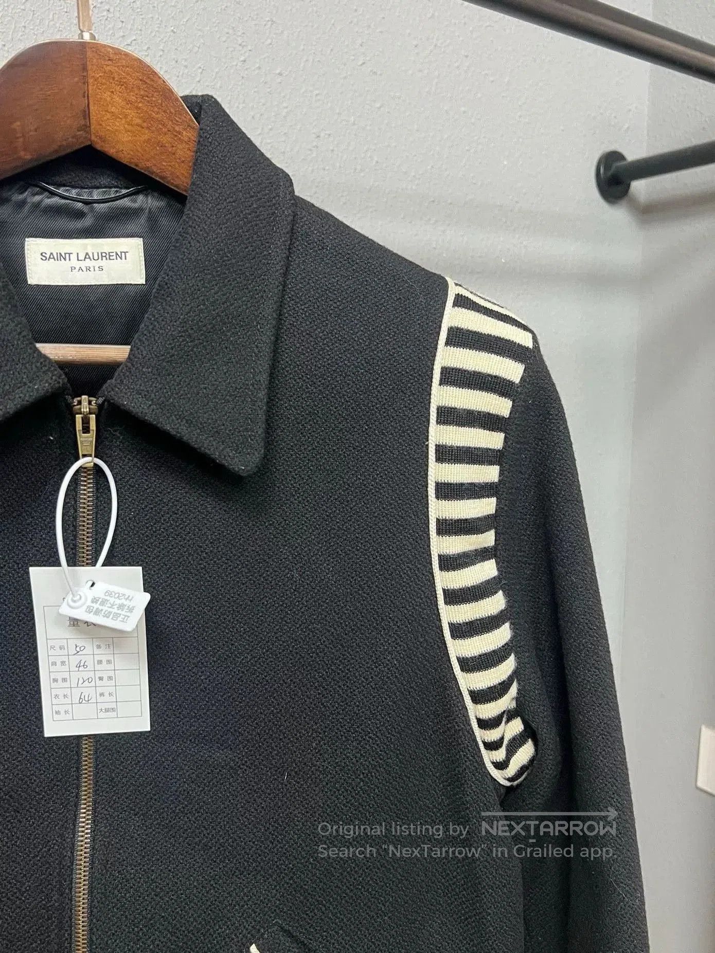 Saint Laurent Paris Saint Laurent SLP Zebra Print Baseball Jacket. Size US M / EU 48-50 / 2 - 3 Thumbnail