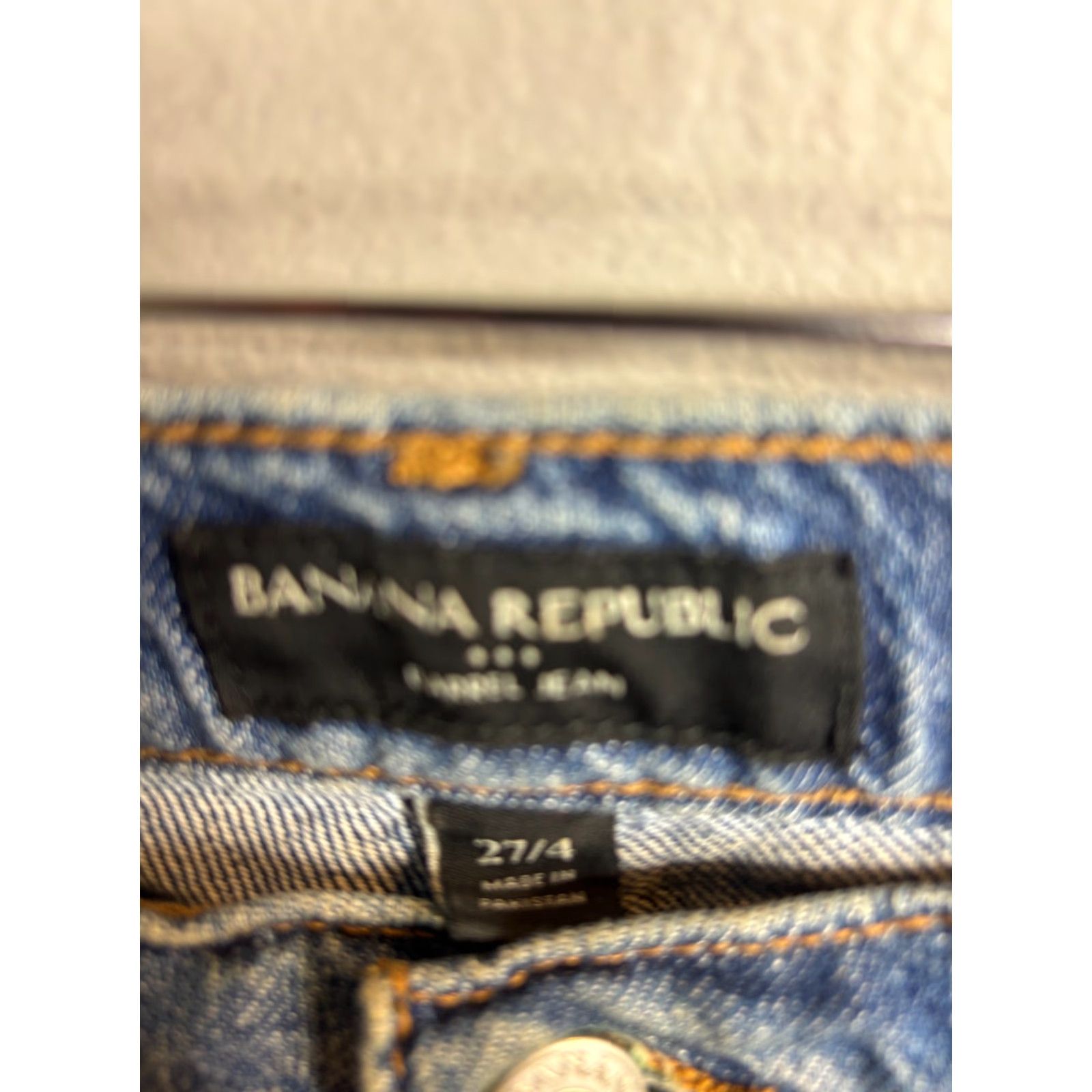 Banana Republic Banana Republic Jeans Womens 28 Barrel Fit High Rise Medium Wash Blue Denim 5-Pocket Regular Waist 28in Inseam 26in Cotton Lyocell Cotton Blend Size 28" / US 6 / IT 42 - 4 Thumbnail