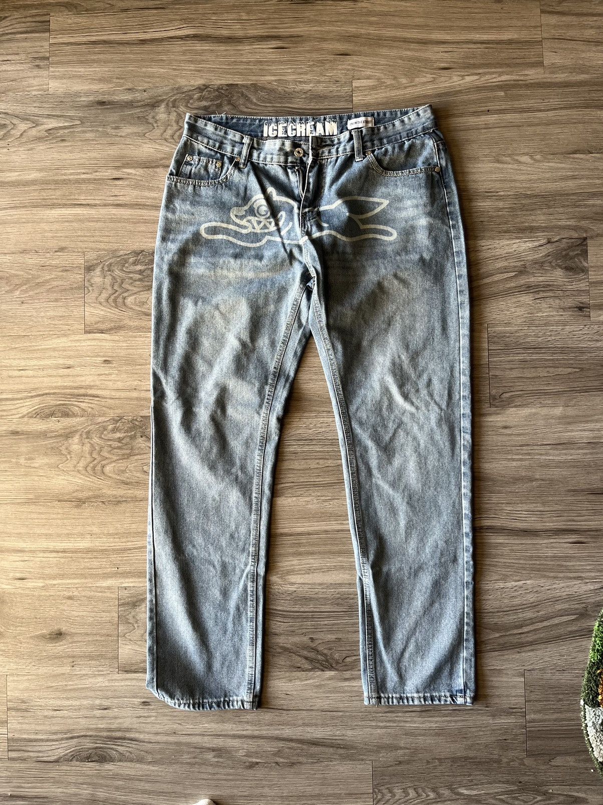 image of Billionaire Boys Club Ice Cream Denim in Blue, Men's (Size 34)