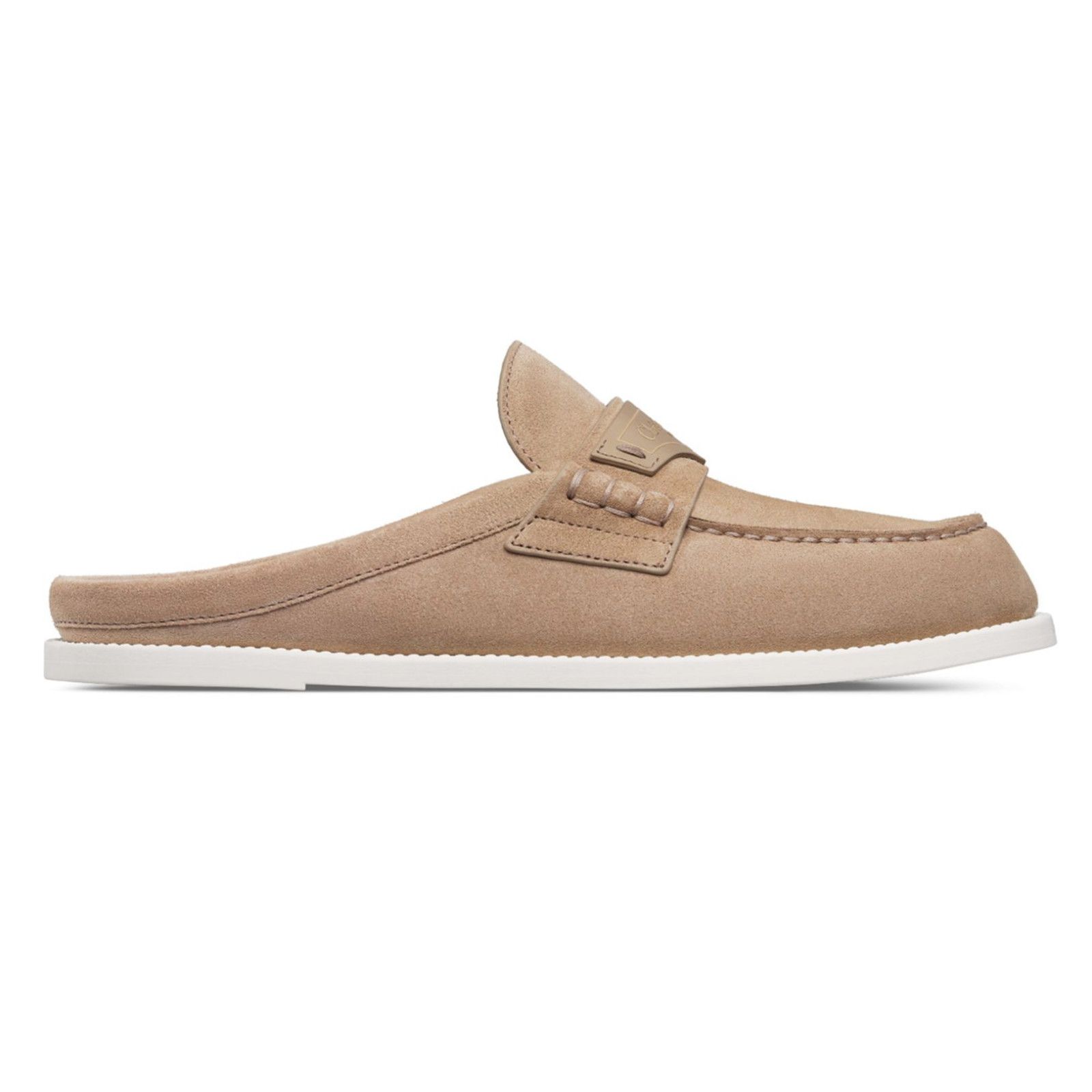 Dior Dior Boy Mule Corde Beige Suede Backless Loafer Flat 41 Size US 11 / IT 41 - 3 Thumbnail