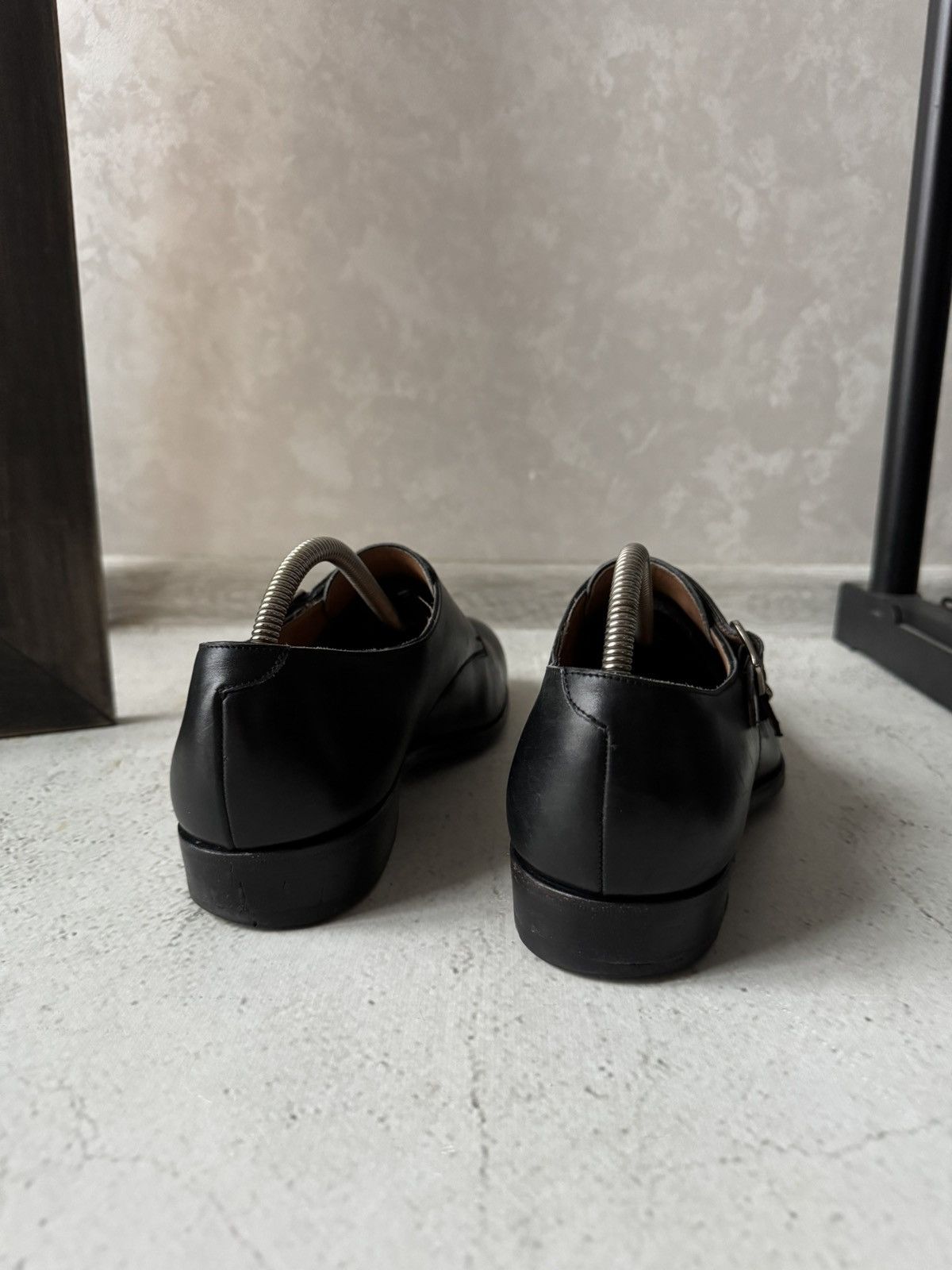 Hackett Hackett London Double Monk Black Mens 9 Classic Dress Shoes Size US 9 / EU 42 - 6 Thumbnail