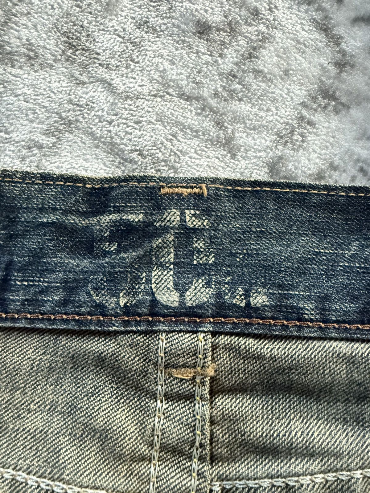 If Six Was Nine Edwin Japan 503 Studded Mud Wash Spiral Flared Jeans Size US 28 / EU 44 - 22 Thumbnail