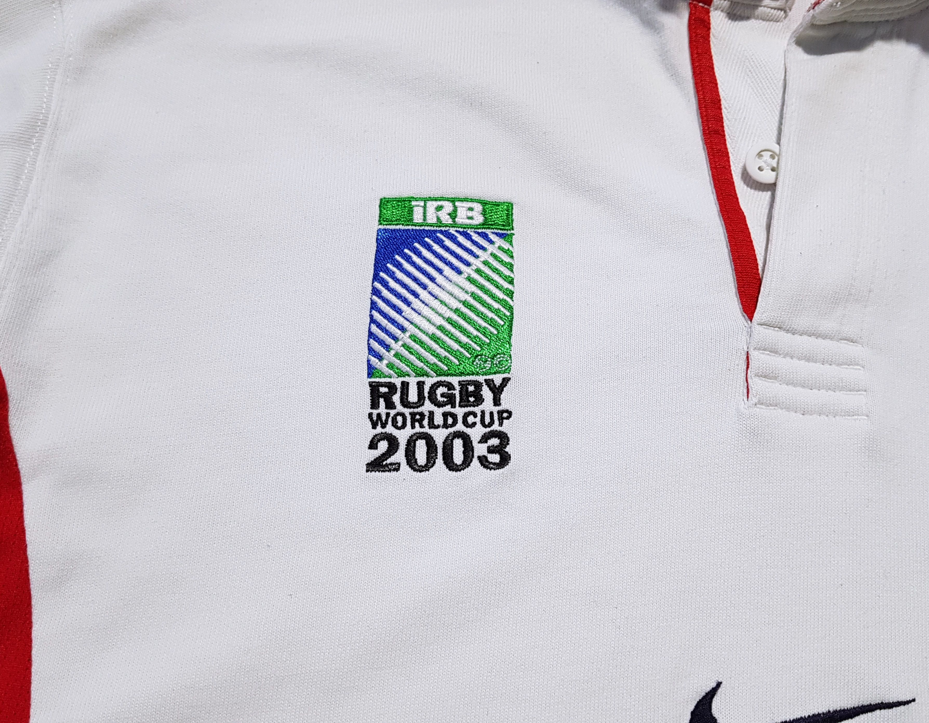 Nike Nike England Rugby Shirt World Cup 2003 Jersey Long Sleeve Size US XL / EU 56 / 4 - 9 Thumbnail