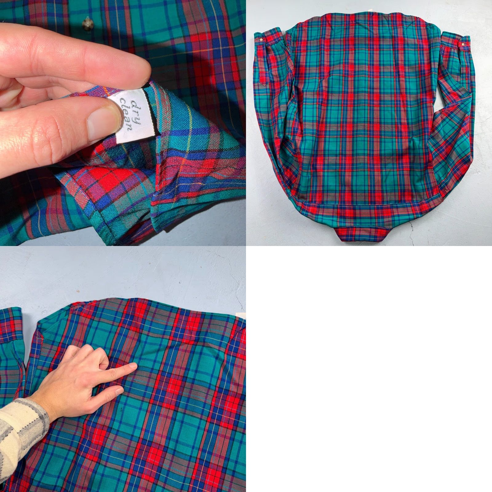 Pendleton VINTAGE Pendleton Button-Up Shirt XL Blue Red Turquoise Plaid Wool Flannel USA Made LS Size US XL / EU 56 / 4 - 9 Thumbnail