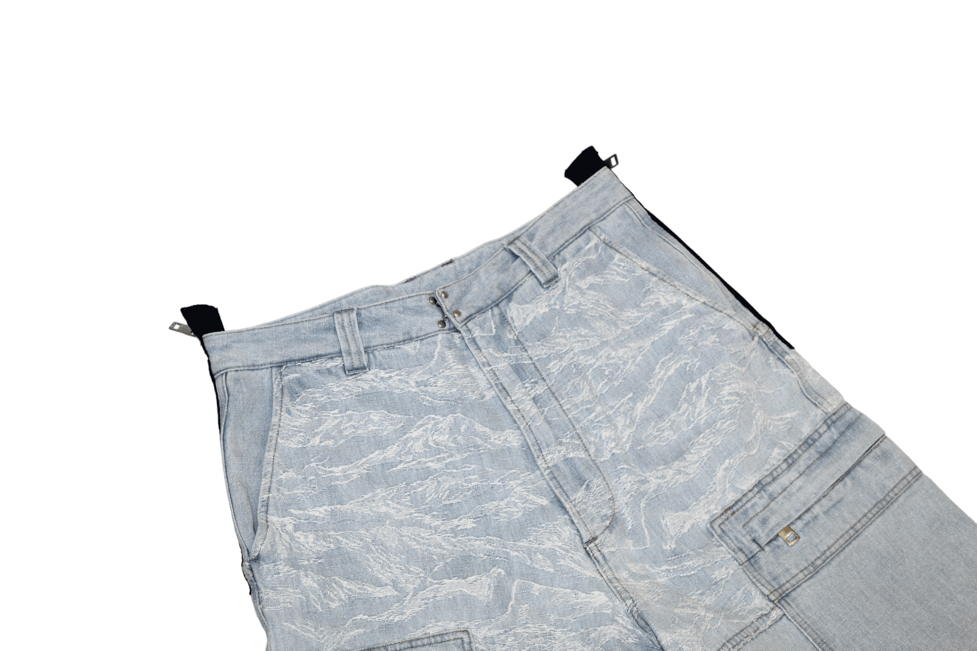 Diesel 💥Diesel D-LUK Baggy Heavy Denim Shorts Textured Pattern Size US 32 / EU 48 - 6 Thumbnail