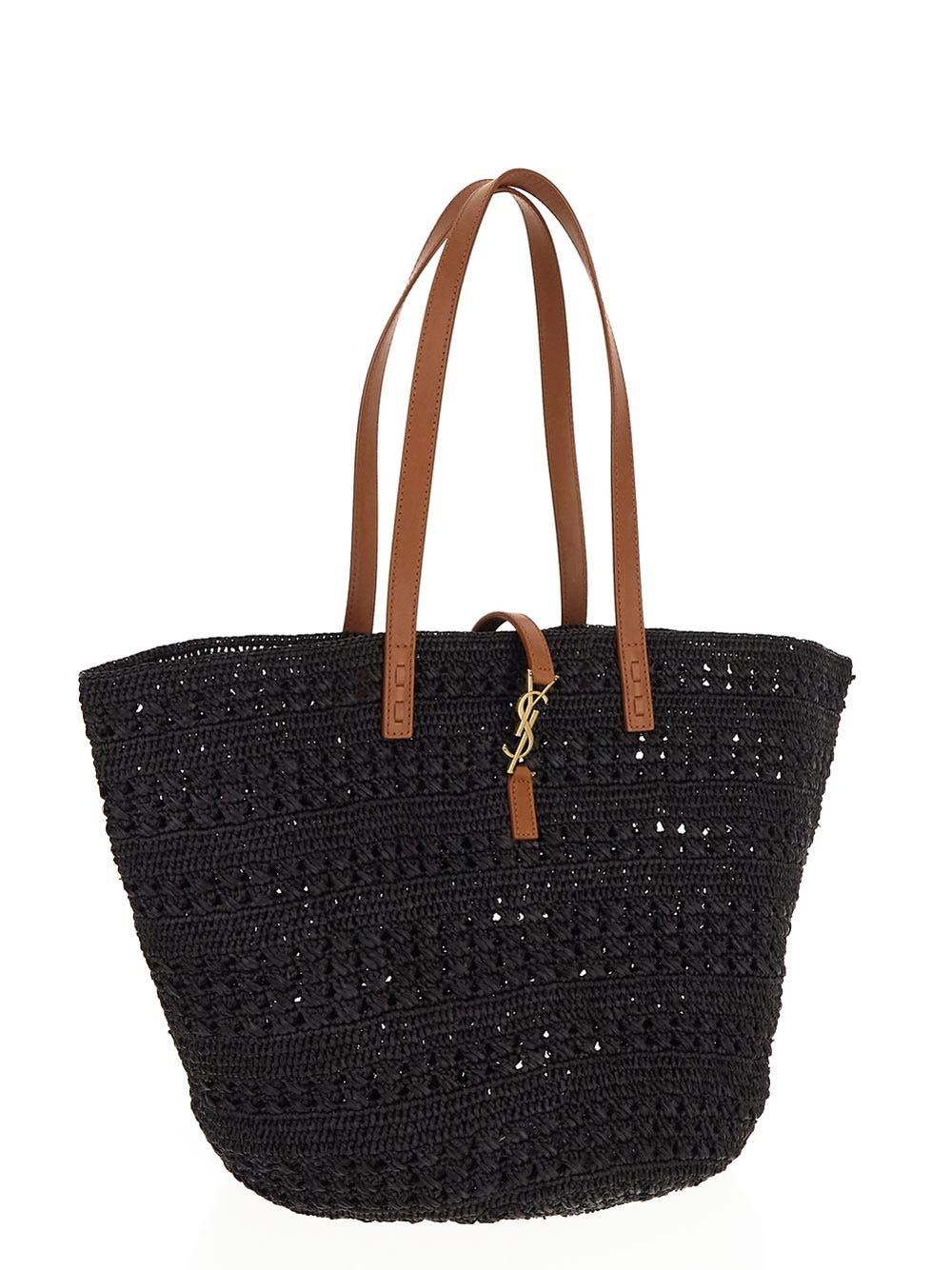 Saint Laurent Paris o1tr1nto0425 Size: OS / 688221 Panier Medium Bag Crochet Size ONE SIZE - 4 Thumbnail