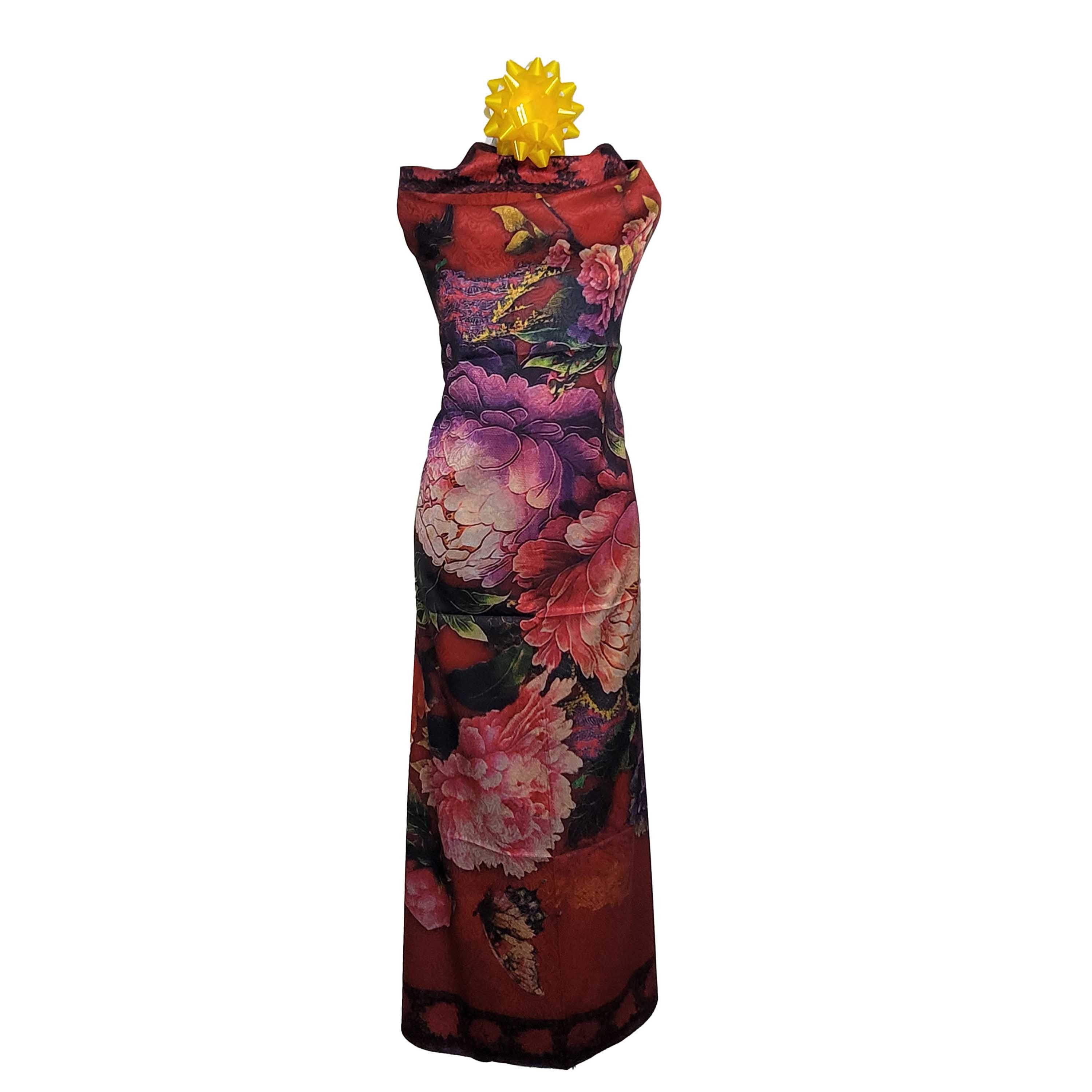 Other NWT Double Sided Silk Scarf 52"x52" Large Square Wrap 3214 Size ONE SIZE - 7 Thumbnail