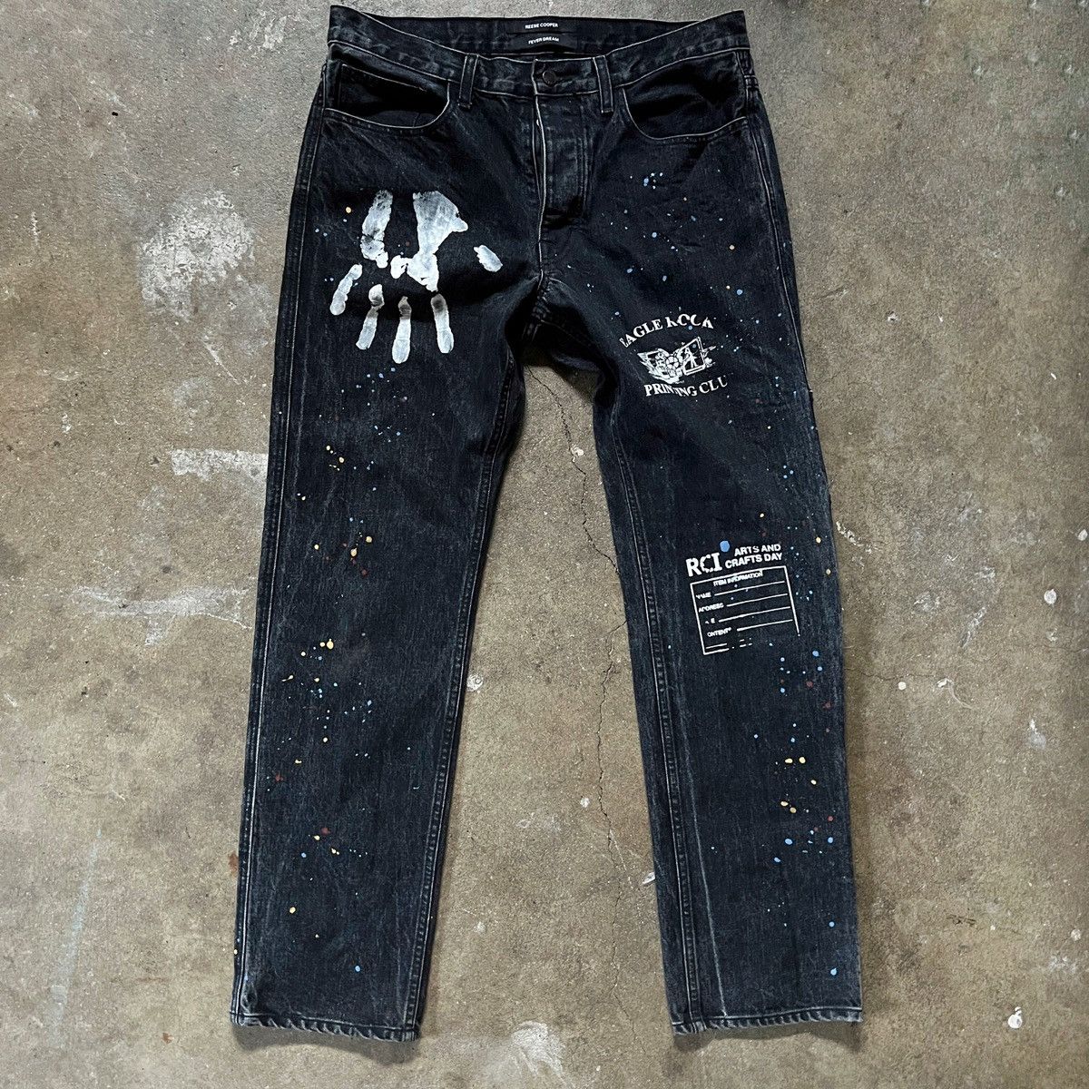 Reese Cooper Reese Cooper ‘Fever Dream’ Paint Denim Size US 32 / EU 48 - 1 Thumbnail