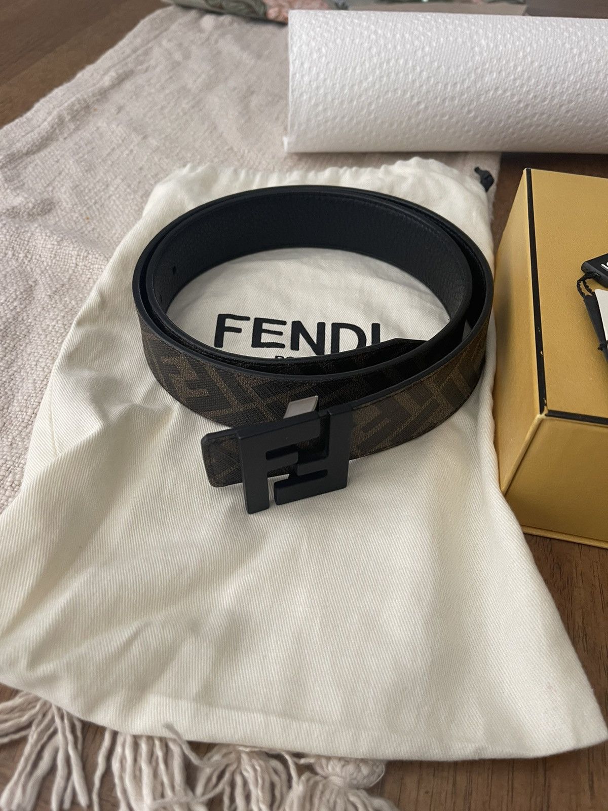 Fendi Fendi reversible belt Size 32 - 1 Thumbnail