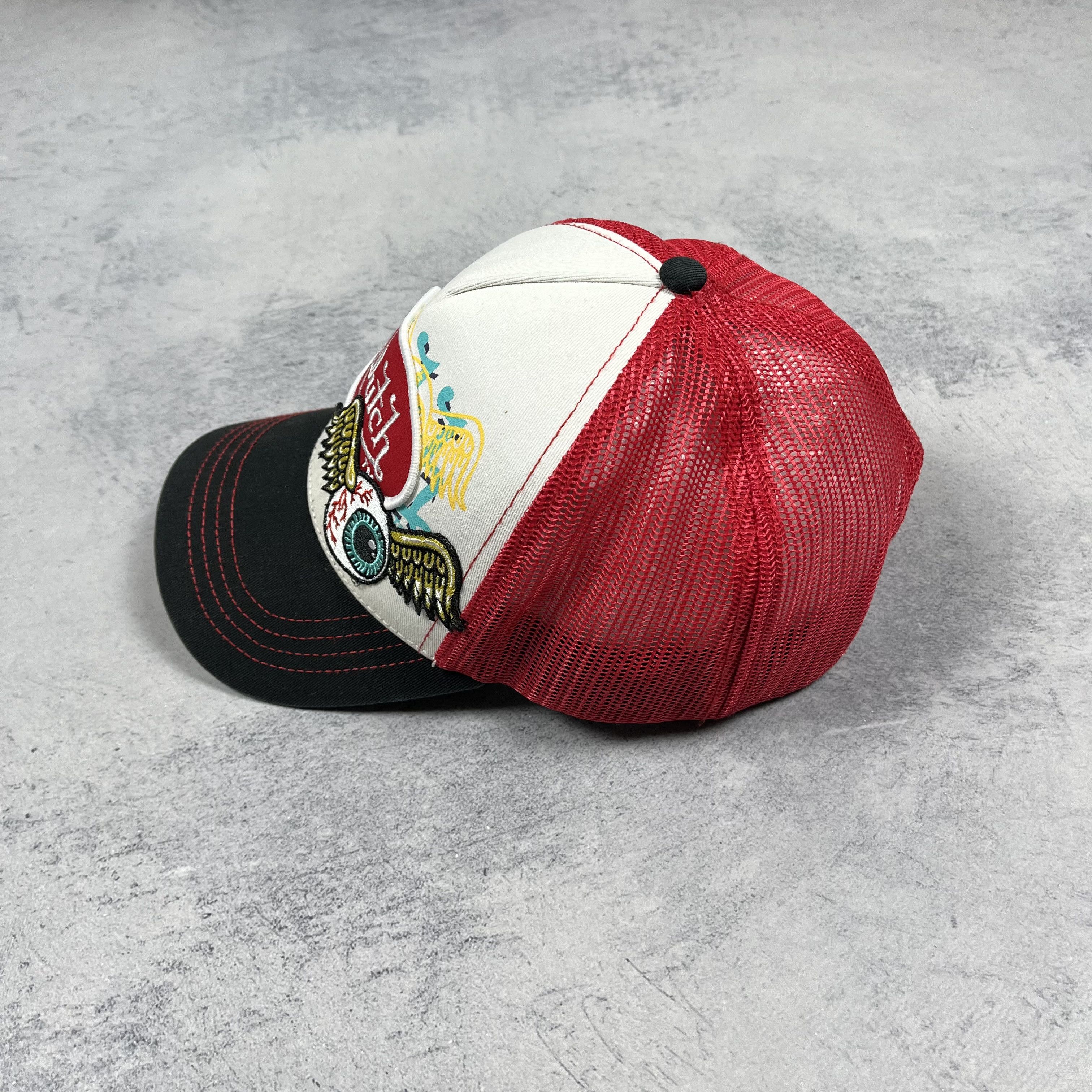 Von Dutch Von Dutch Big Logo Y2K Crazy Trucker Cap Size ONE SIZE - 4 Thumbnail