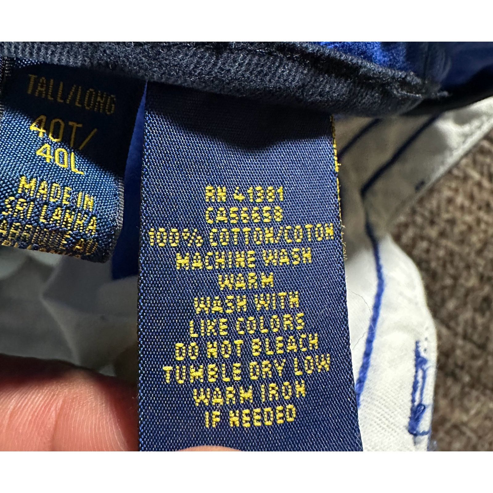 Polo Ralph Lauren Polo Ralph Lauren Mens Blue Cargo Cotton Shorts 40 x 10 Size US 40 / EU 56 - 8 Thumbnail