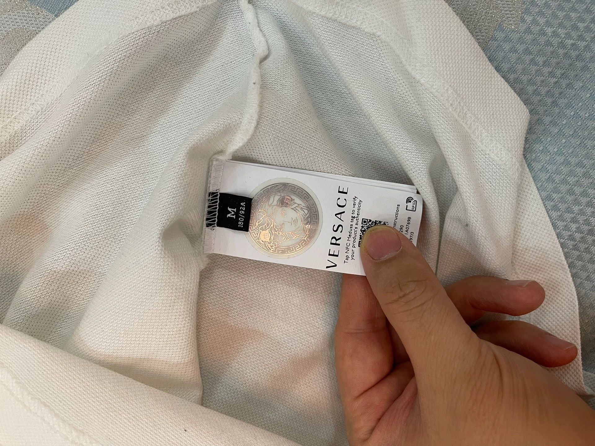 Versace Versace Polo Shirt M (Oversized) Embroidered Logo Size US M / EU 48-50 / 2 - 4 Thumbnail