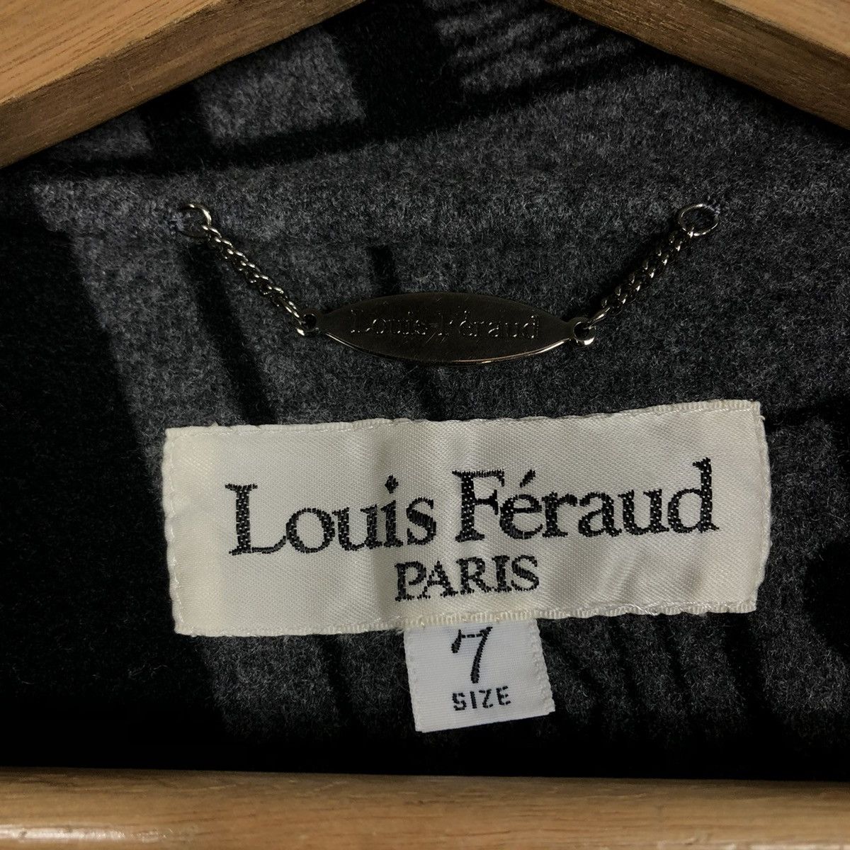 Designer × Japanese Brand × Louis Feraud 🔥WOOL JACKET OVER PRINT BLANKET LOUIS FERAUD PARIS Size US M / EU 48-50 / 2 - 19 Thumbnail