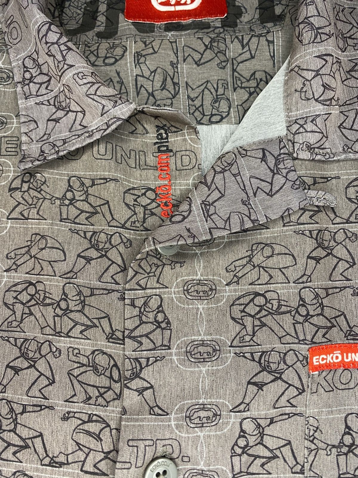 Ecko Unltd. Y2k Ecko Unltd. Marc Vintage Silver Surfer AOP Button Shirt Size US XL / EU 56 / 4 - 8 Thumbnail