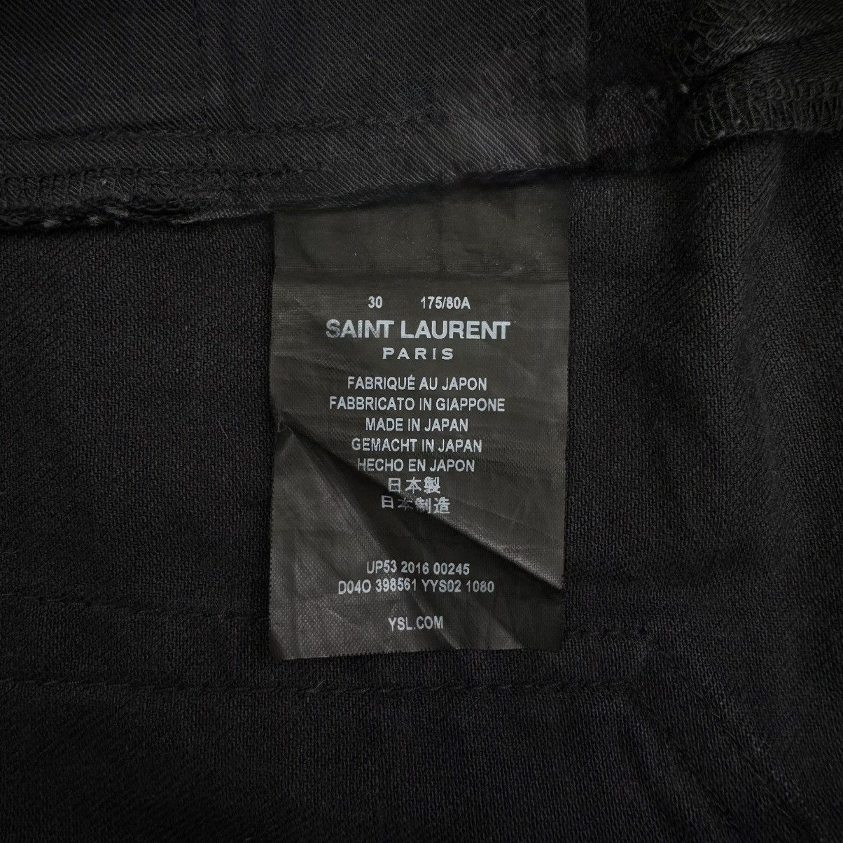 Saint Laurent Paris SAINT LAURENT PARIS SS16 BLACK D02 CUTOFF SHORTS Size US 30 / EU 46 - 4 Thumbnail