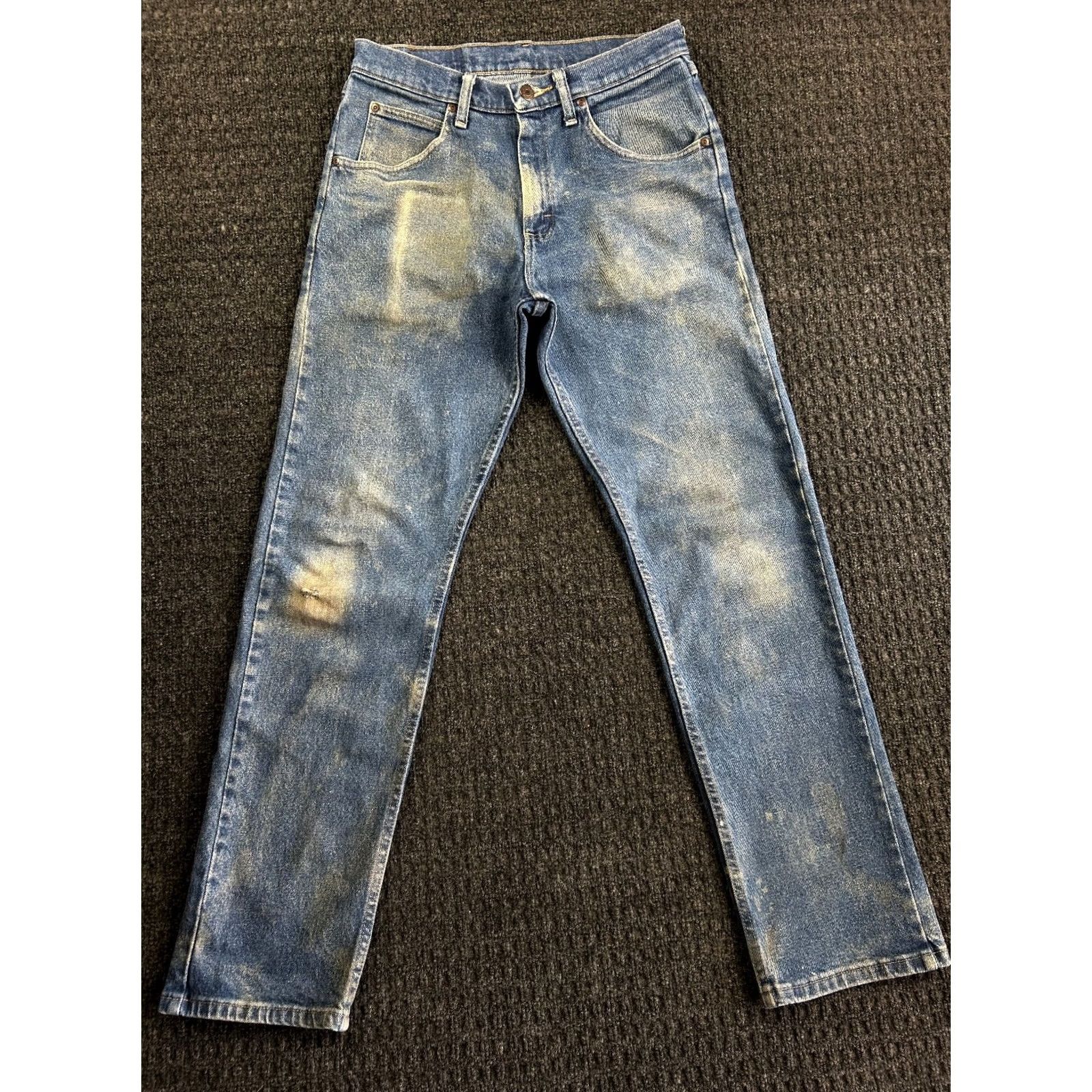 Wrangler Wrangler Jeans Mens 30 x 32 Relaxed Fit Denim Workwear 1097FXVMD Regular Blue Jeans Size US 30 / EU 46 - 2 Thumbnail