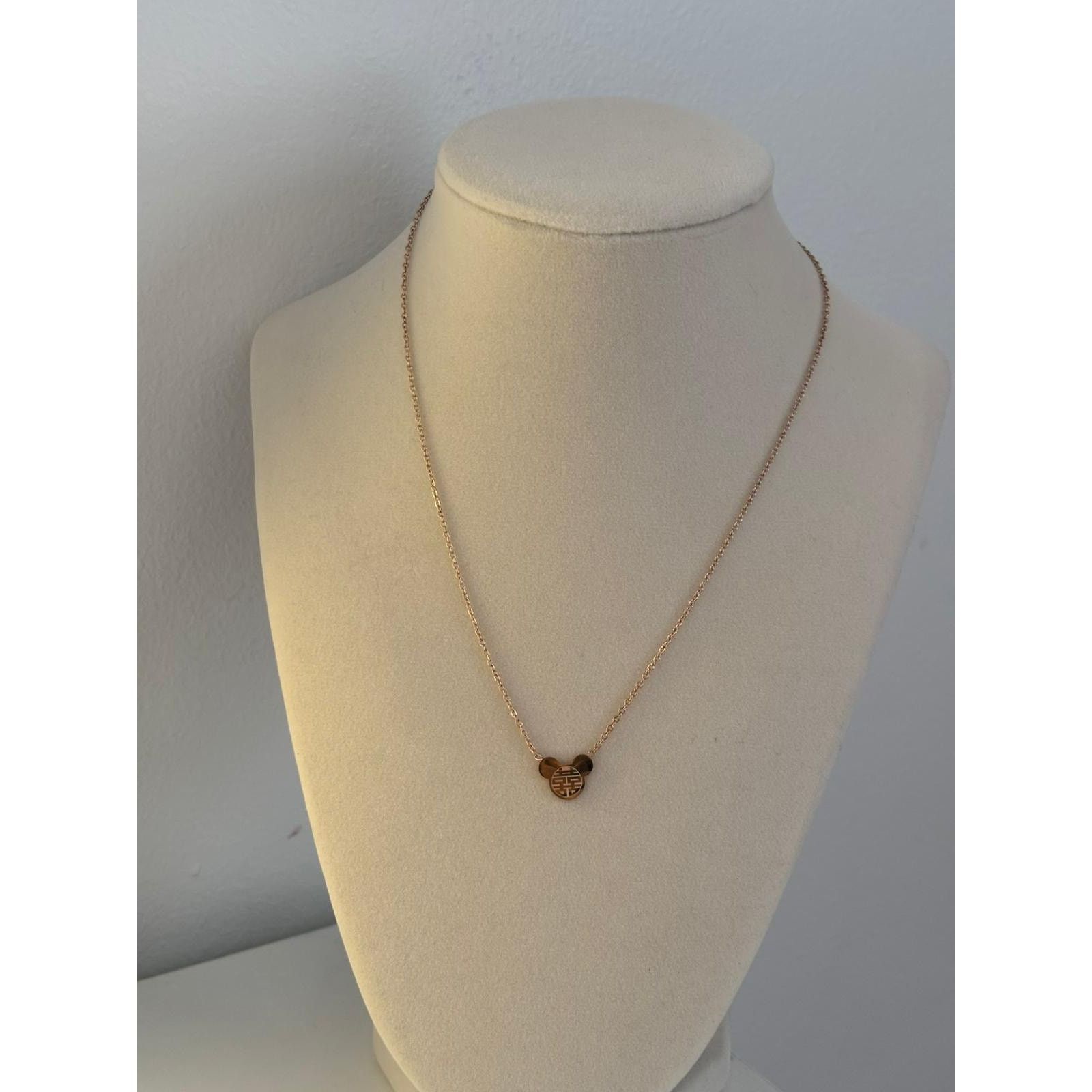 Other Gold Mouse Pendant Necklace Stainless Steel Cute Minimal Size ONE SIZE - 4 Thumbnail