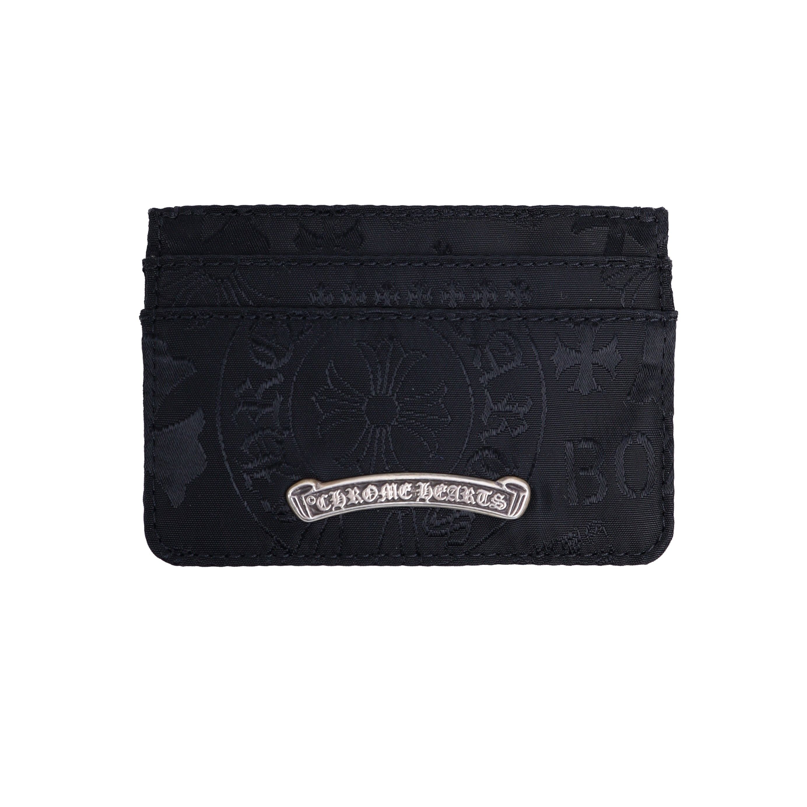 Chrome Hearts BLACK CHROME HEARTS NYLON STENCIL CARD HOLDER Size ONE SIZE - 1 Thumbnail