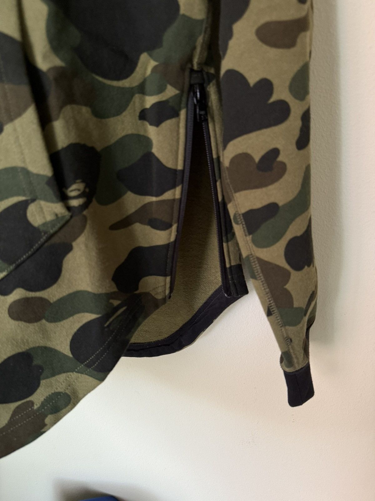 Bape BAPE Green Camo Hoodie. Fleece Lined/Side Zippers. NWT Rare Size US L / EU 52-54 / 3 - 8 Thumbnail