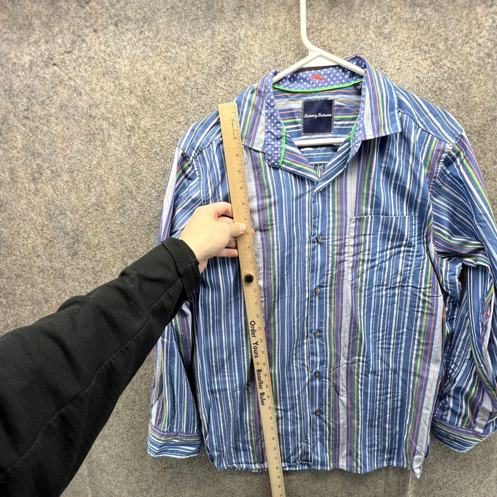 Tommy Bahama Tommy Bahama Shirt Mens S Blue Stripe Long Sleeve Button Front Casual Size US S / EU 44-46 / 1 - 3 Thumbnail