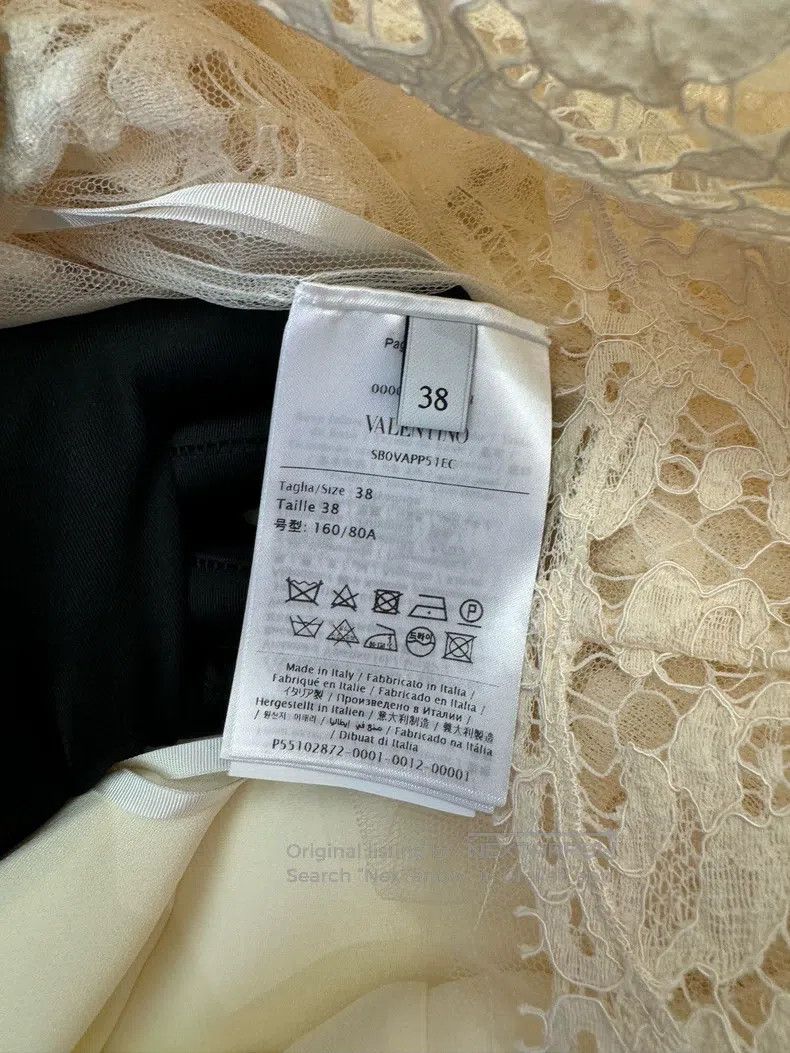 Valentino Valentino White lace top Size S / US 4 / IT 40 - 3 Thumbnail