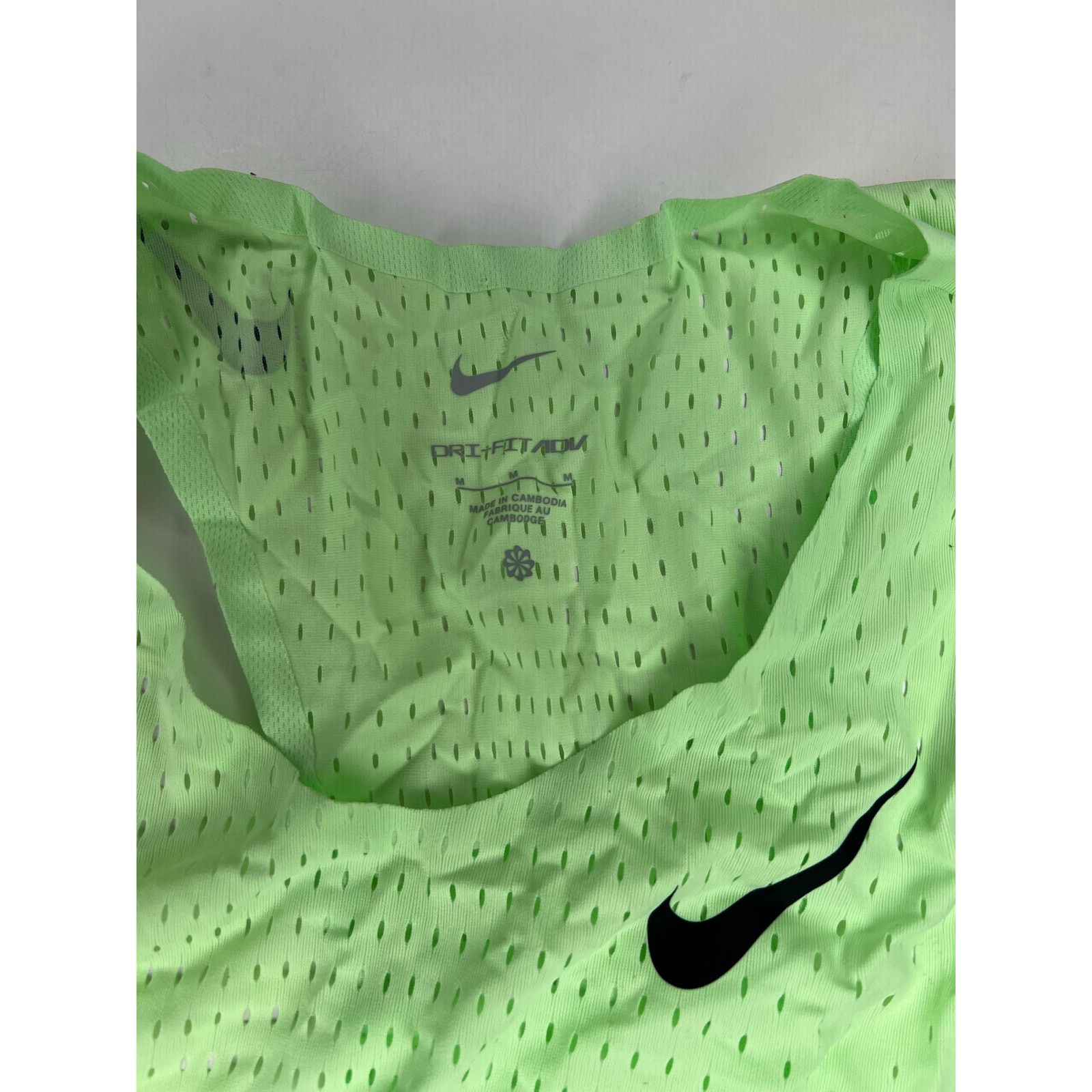Nike Nike Dri-Fit Track Tank Singlet Light Green Size US M / EU 48-50 / 2 - 5 Thumbnail