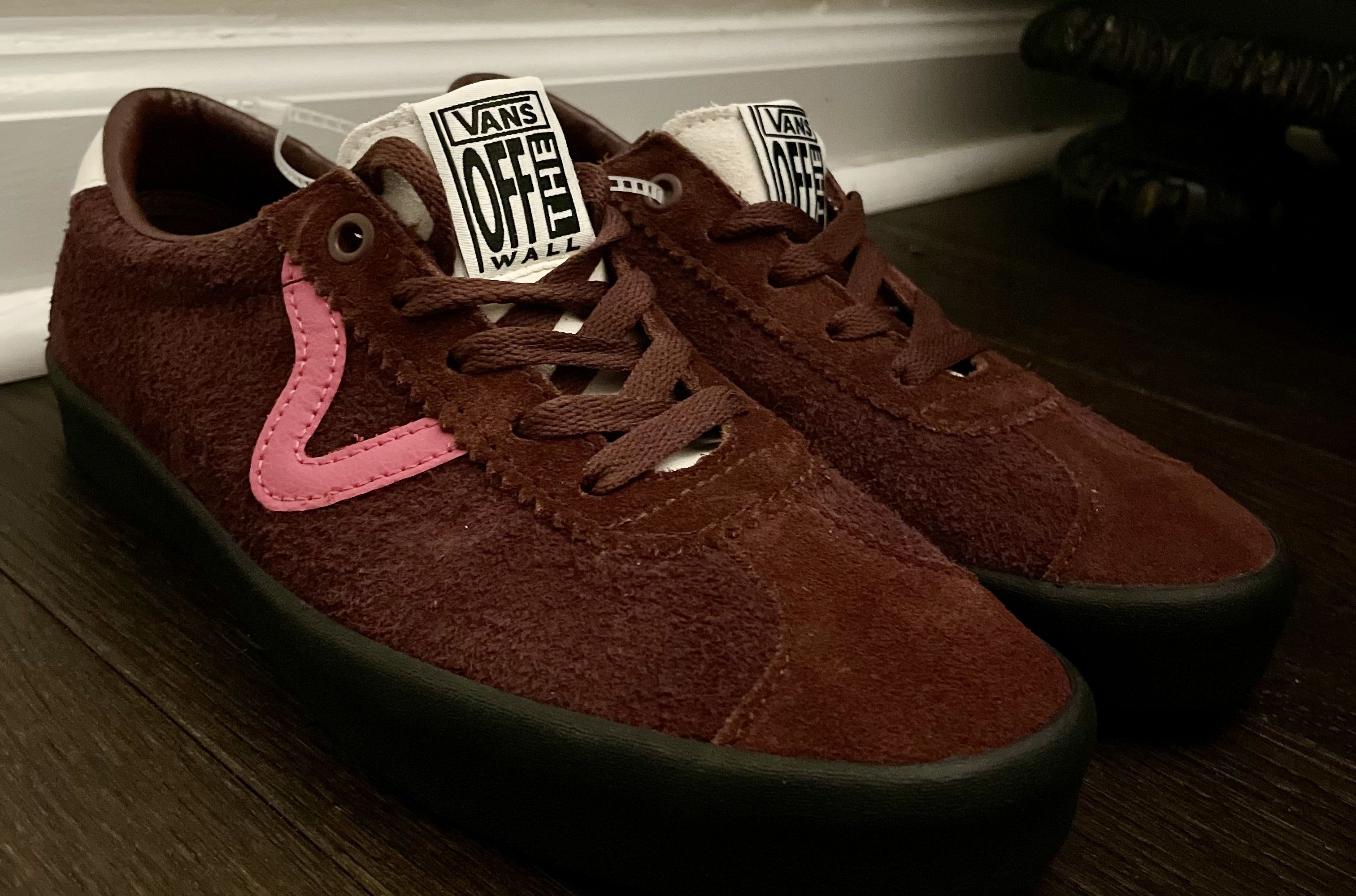 Vans New! Vans sport low pop suede maroon and pink Size US 8 / IT 38 - 1 Thumbnail