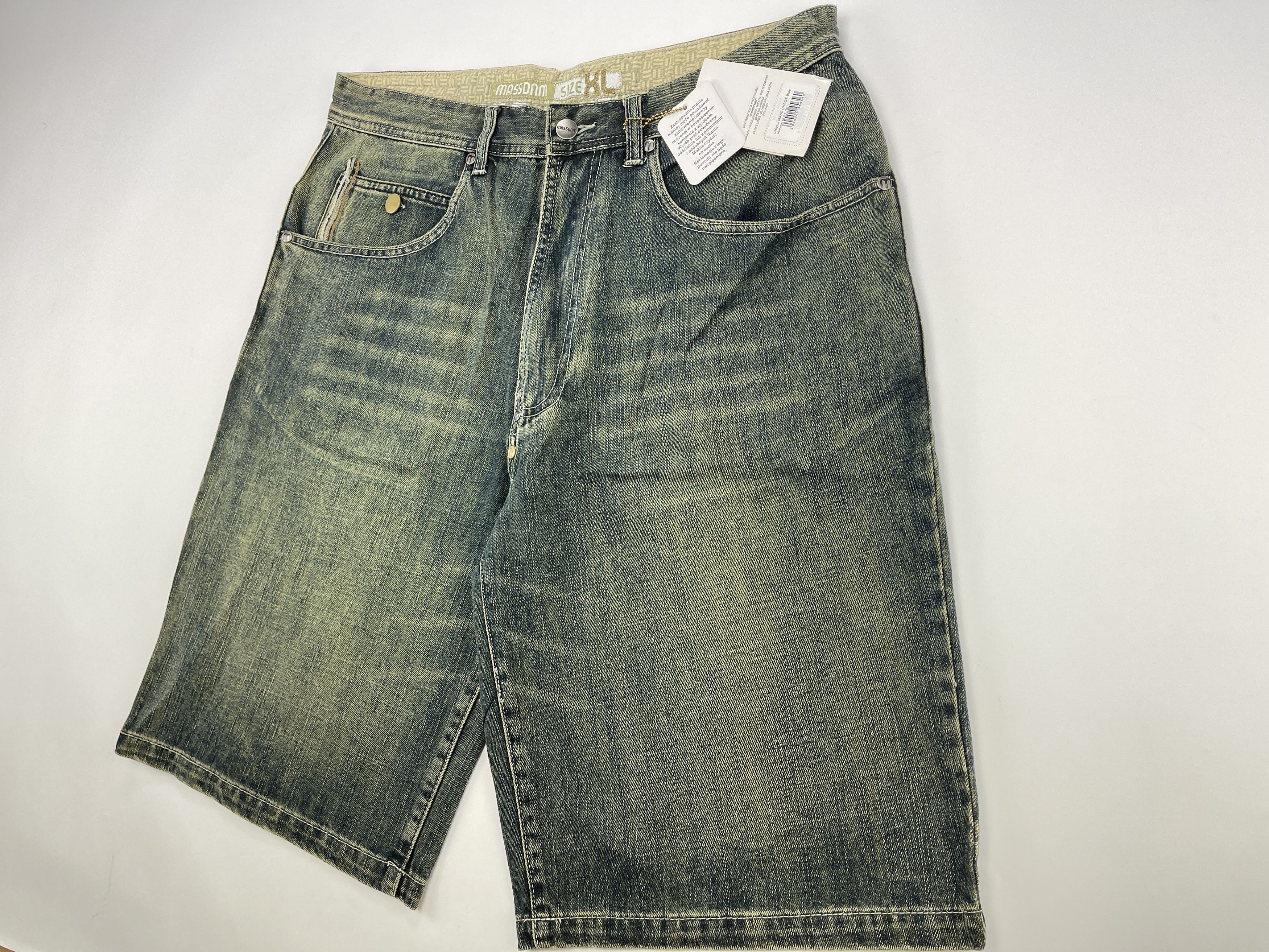 Vintage Mass DNM jeans shorts, vintage hip hop, 90s, skater, size 34 Size US 34 / EU 50 - 8 Thumbnail