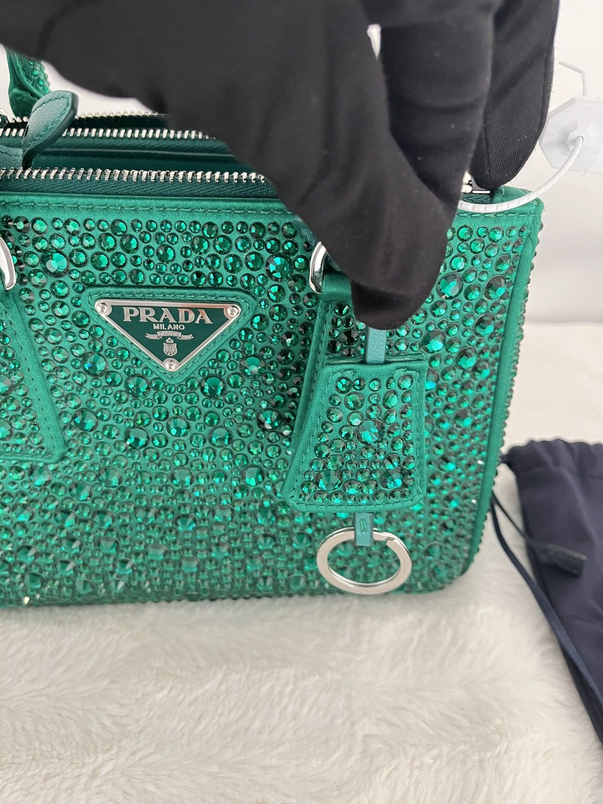 Prada Prada galleria crystal bag Size ONE SIZE - 10 Thumbnail