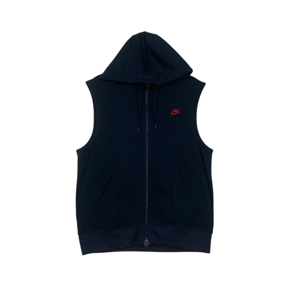 Nike NIKE Embroidery Small Logo Sleeveless Hoodie Vest #1803-C16 Size XL / US 12-14 / IT 48-50 - 1 Thumbnail