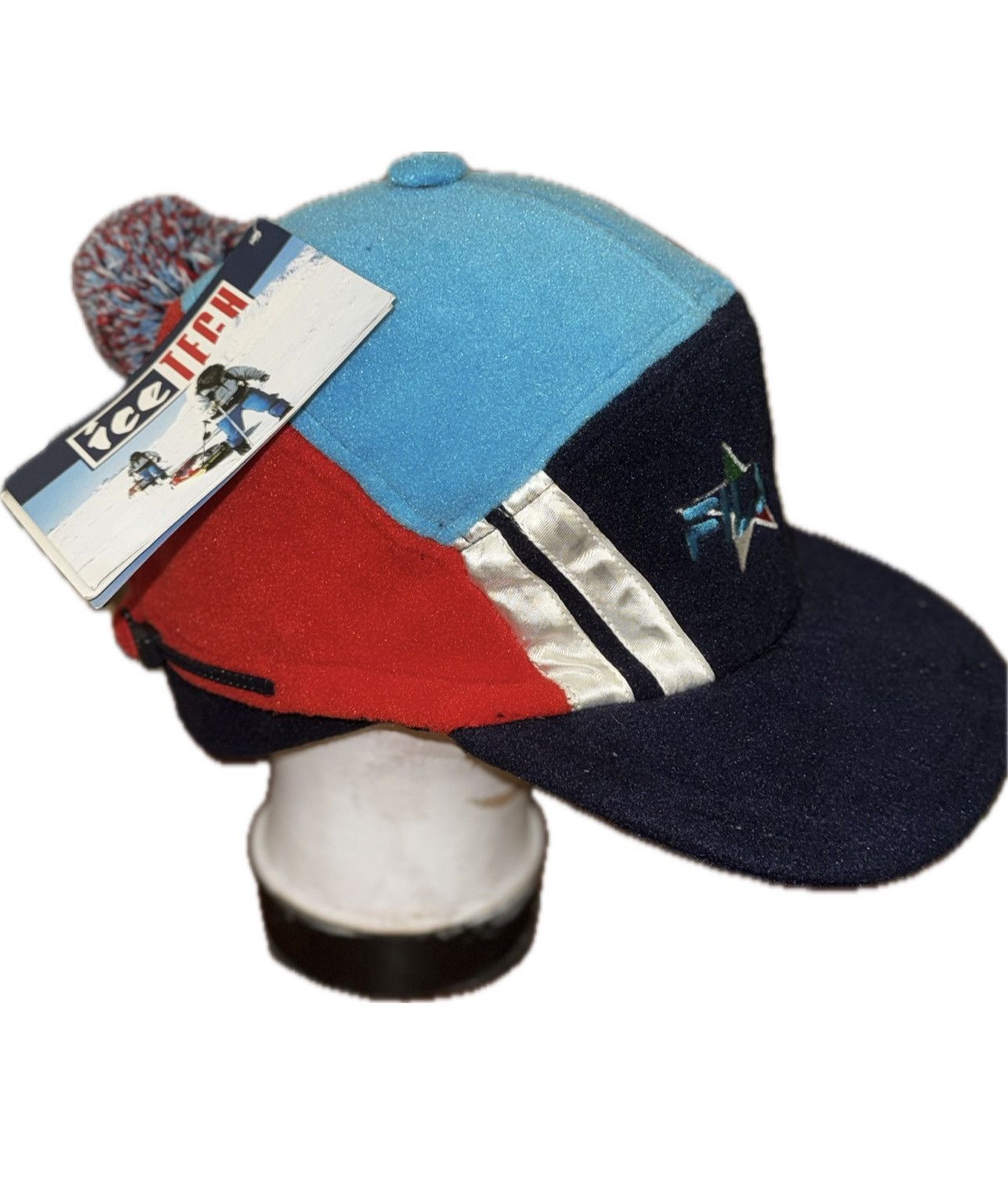 Fila Vintage 90s FILA "Ski Team Italia" Fleece 5-Panel Hat (RARE) Size 38 - 2 Thumbnail