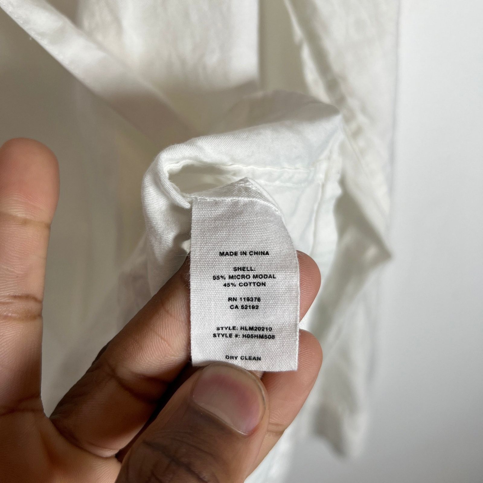 Helmut Lang Helmut Lang White Dress Shirts Size S Size US S / EU 44-46 / 1 - 4 Thumbnail