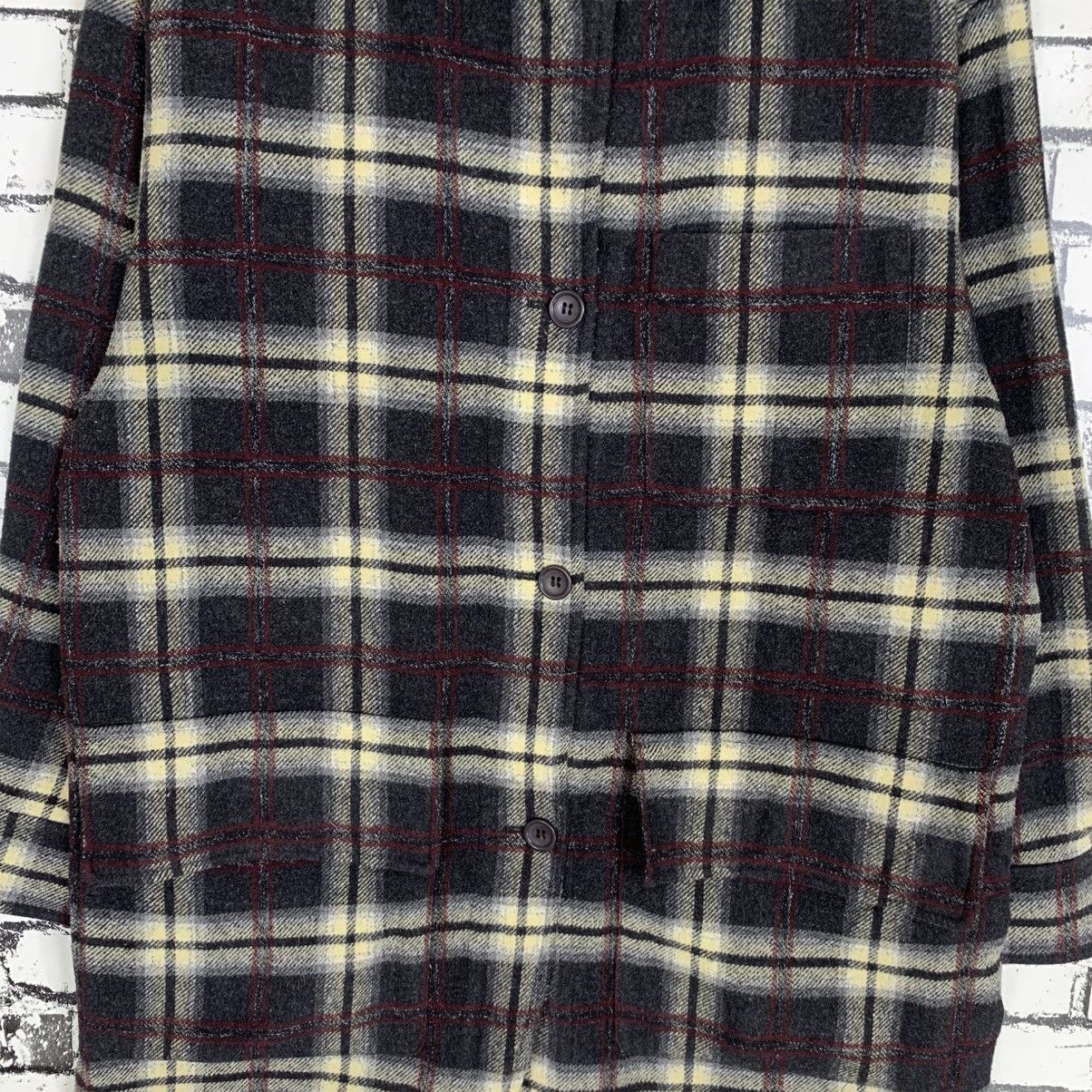 Designer × Vintage Vintage Evex by Krizia Tartan Wool Jacket Size S / US 4 / IT 40 - 5 Thumbnail